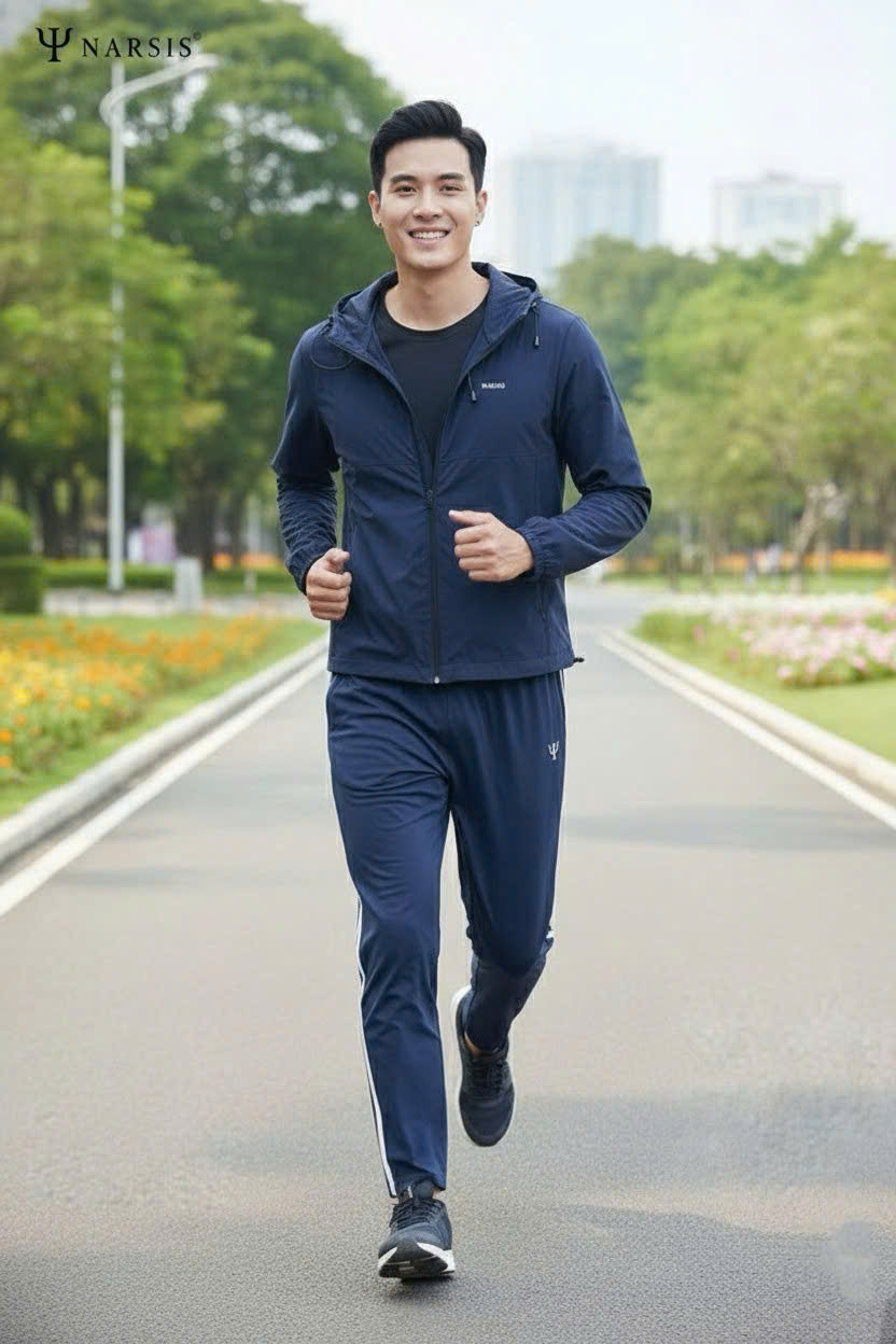 Áo Khoác Gió Nam Narsis 1 Lớp, Chống Nắng, Chống Gió, Phong Cách Trẻ Trung - D25001