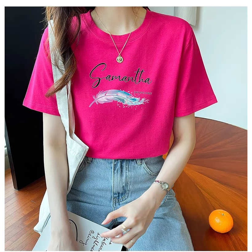 [Form Rộng] Áo phông nữ in hình Lông vũ nhiều mẫu - LOZA CT6265_thumbnail_4