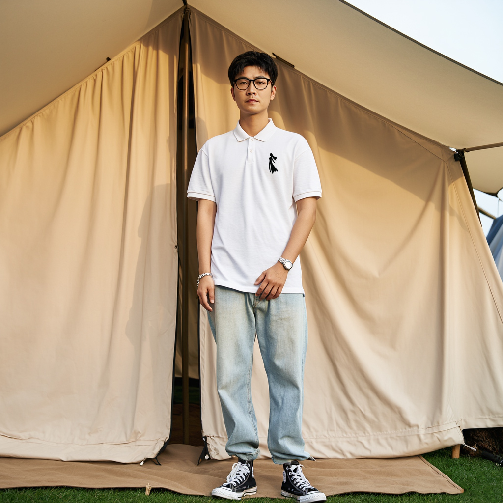 Áo polo nam form regular PLCSD2439 Miucho Iconic chất vải cá sấu co giãn thoáng mát in artwork_thumbnail_3