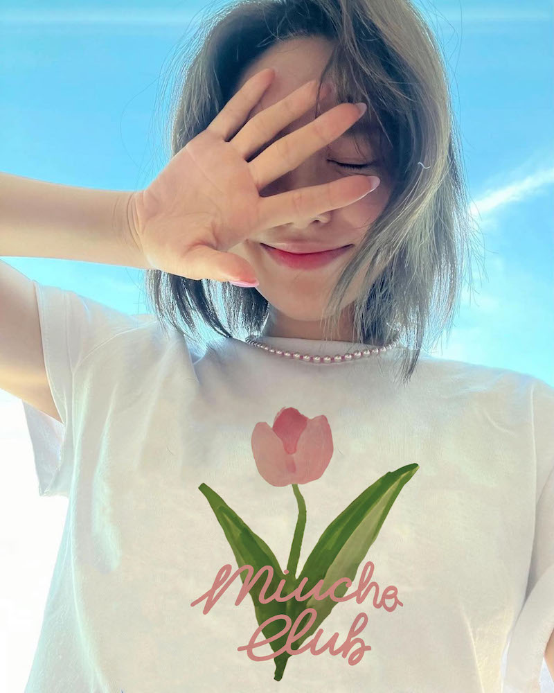 Áo baby tee hoa tuplip xinh xắn ABD306 Miucho cotton cổ tròn in graphic_thumbnail_19