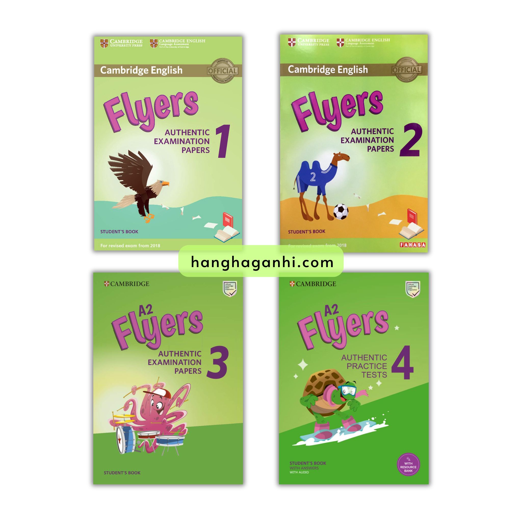Cambridge English Flyers - Bộ đề 4 cuốn bản mới nhất 2018-2020 Kèm file nghe và đáp án_thumbnail_0