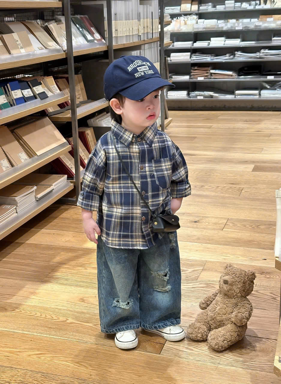 Set áo somi caro + quần jean_thumbnail_6