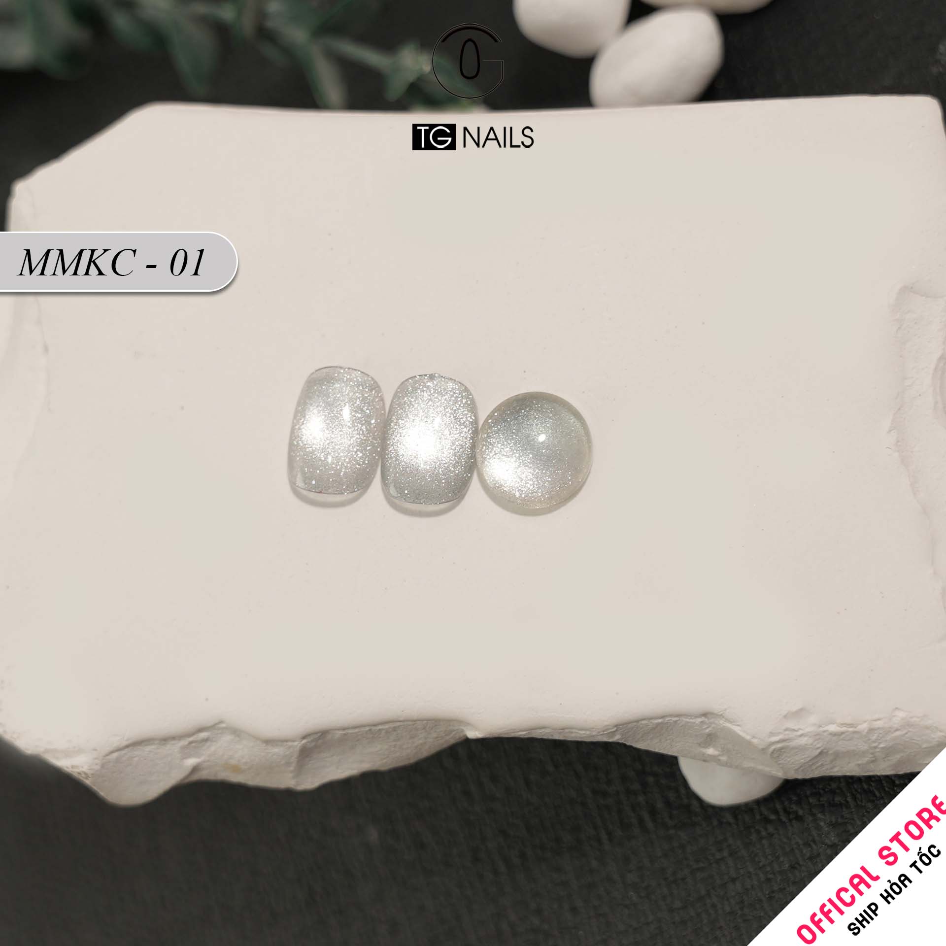 Sơn mắt mèo kim cương TG cọ tròn chai 15ml