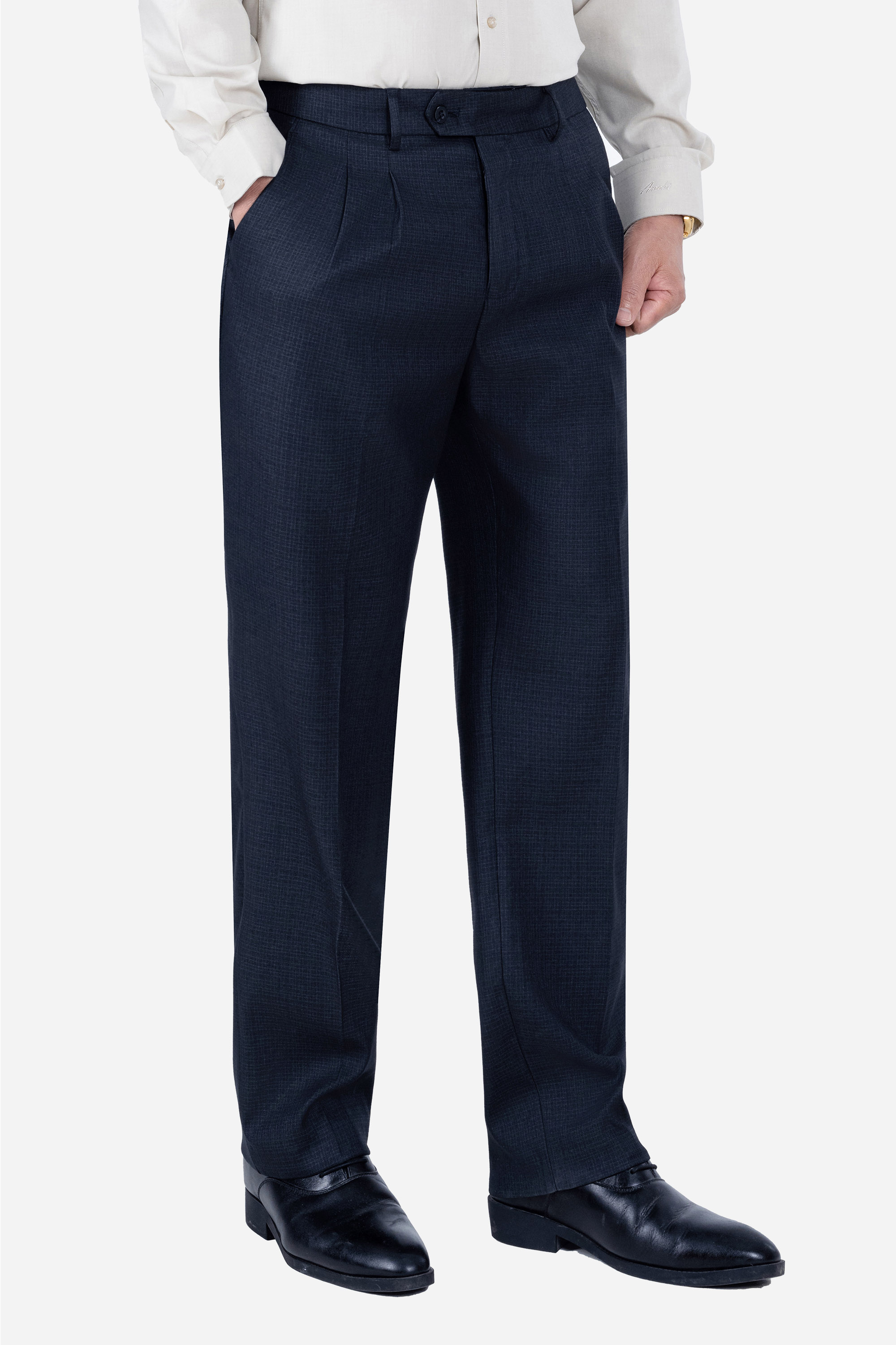 Quần Âu 2 Li Nam Trung Niên ANCHI Chất Liệu Cotton Cao Cấp Phom Suông Ống Rộng_thumbnail_13