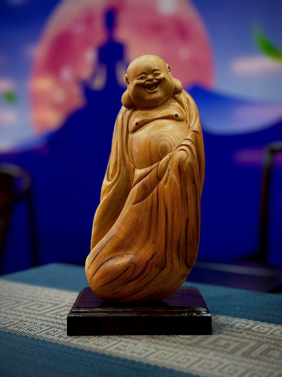 TƯỢNG PHẬT DI LẶC HOAN HỈ GỖ NHAI BÁCH_thumbnail_1