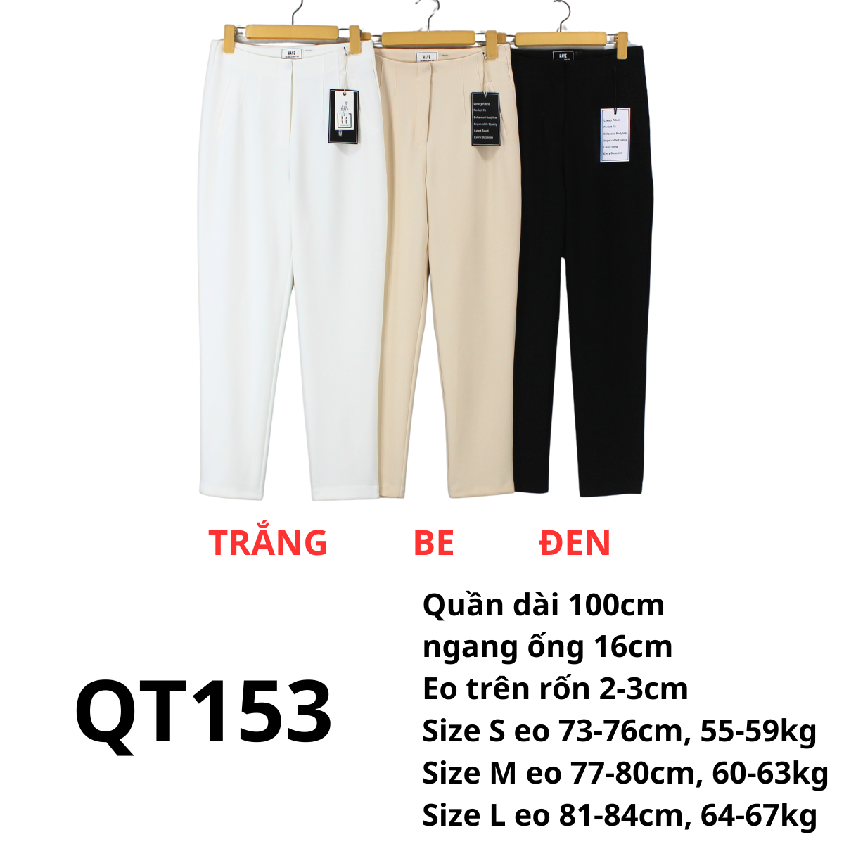 QT153 Quần tây baggy