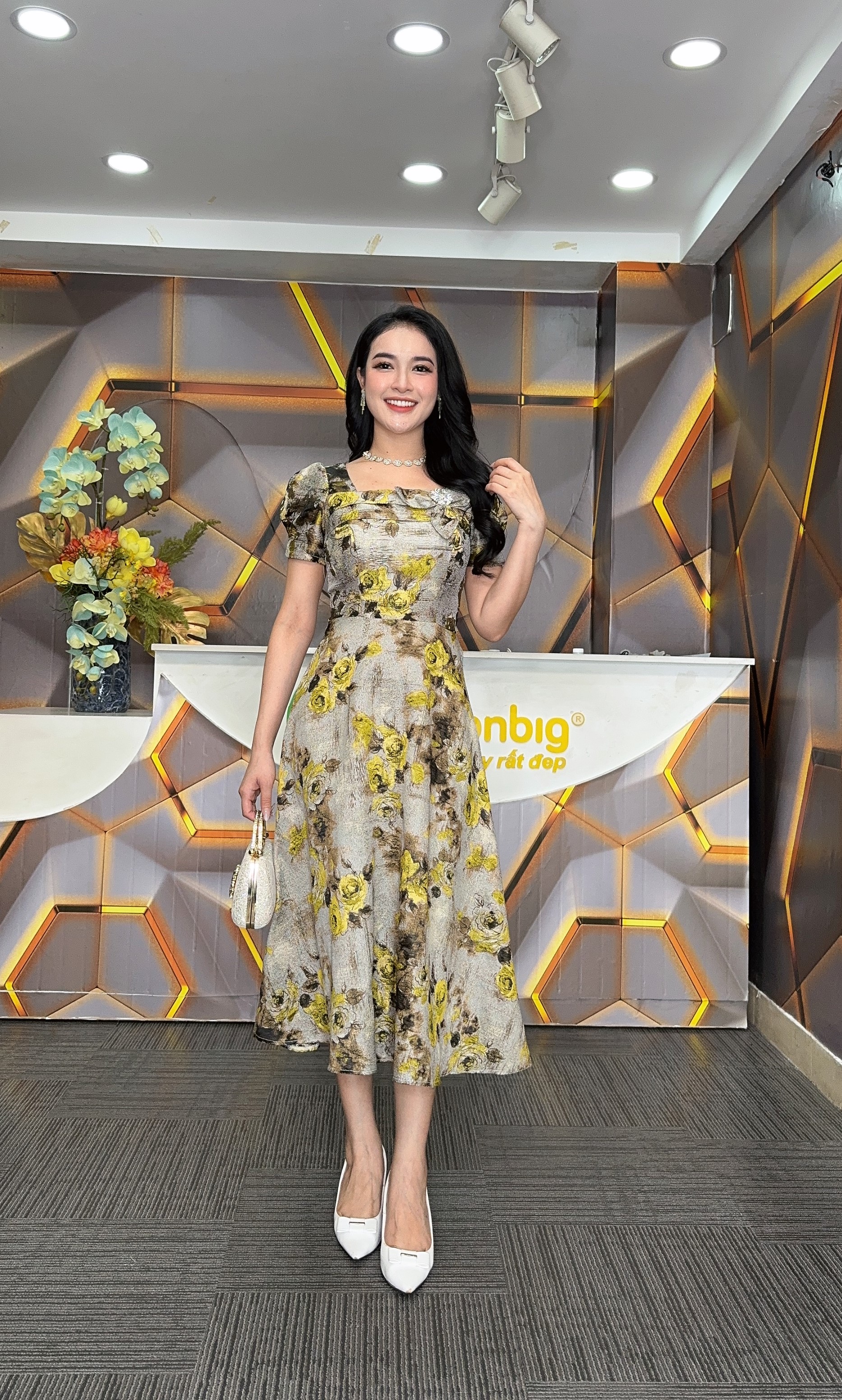 Đầm xòe - Y1852 - Thương hiệu Zonbig