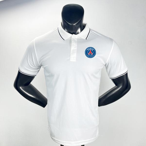 Áo polo 2C thể thao cao cấp in logo đội bóng - Trắng