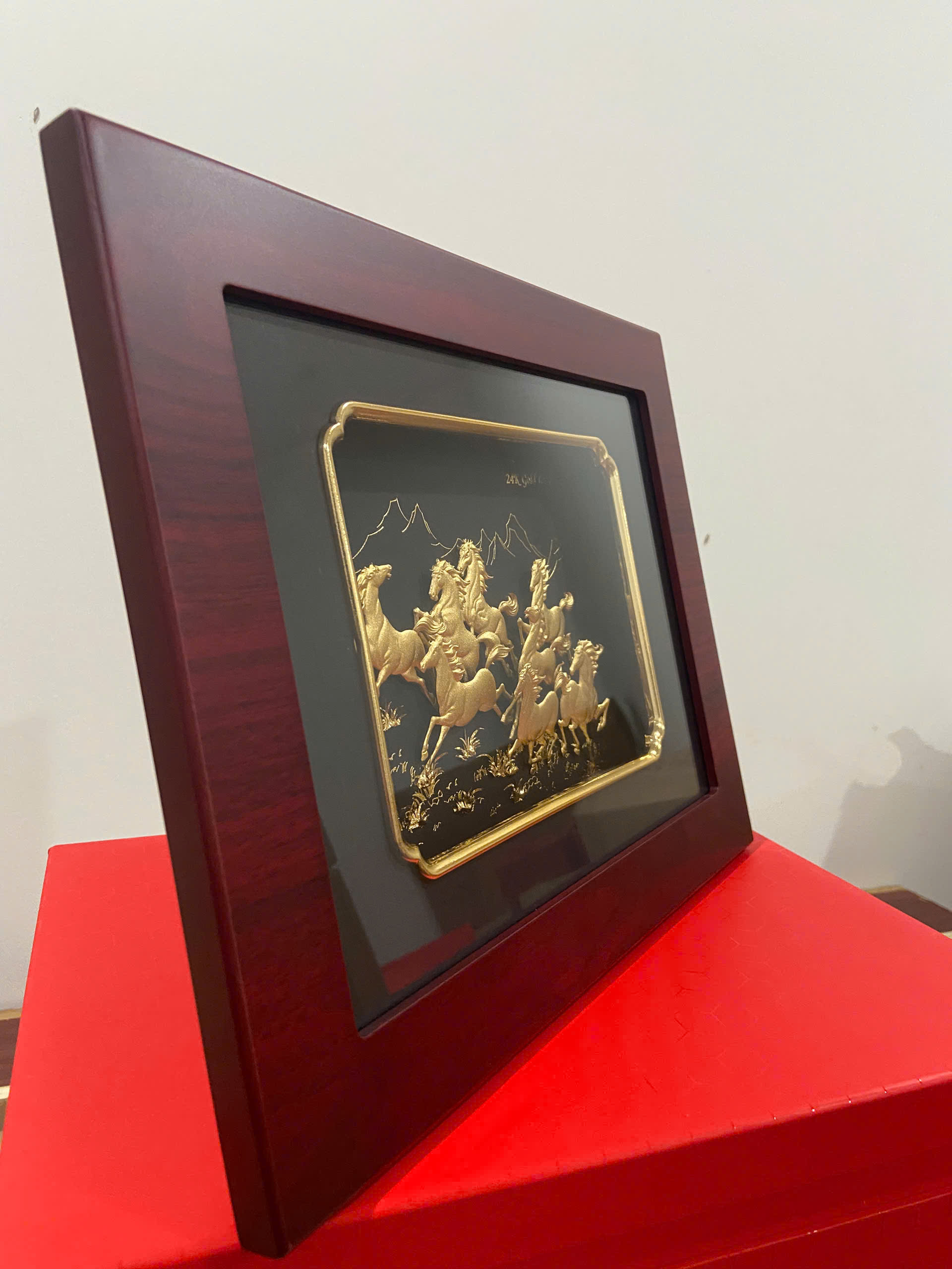 `Tranh mã đáo thành công 34cm x 27 cm mạ vàng 24k_thumbnail_1