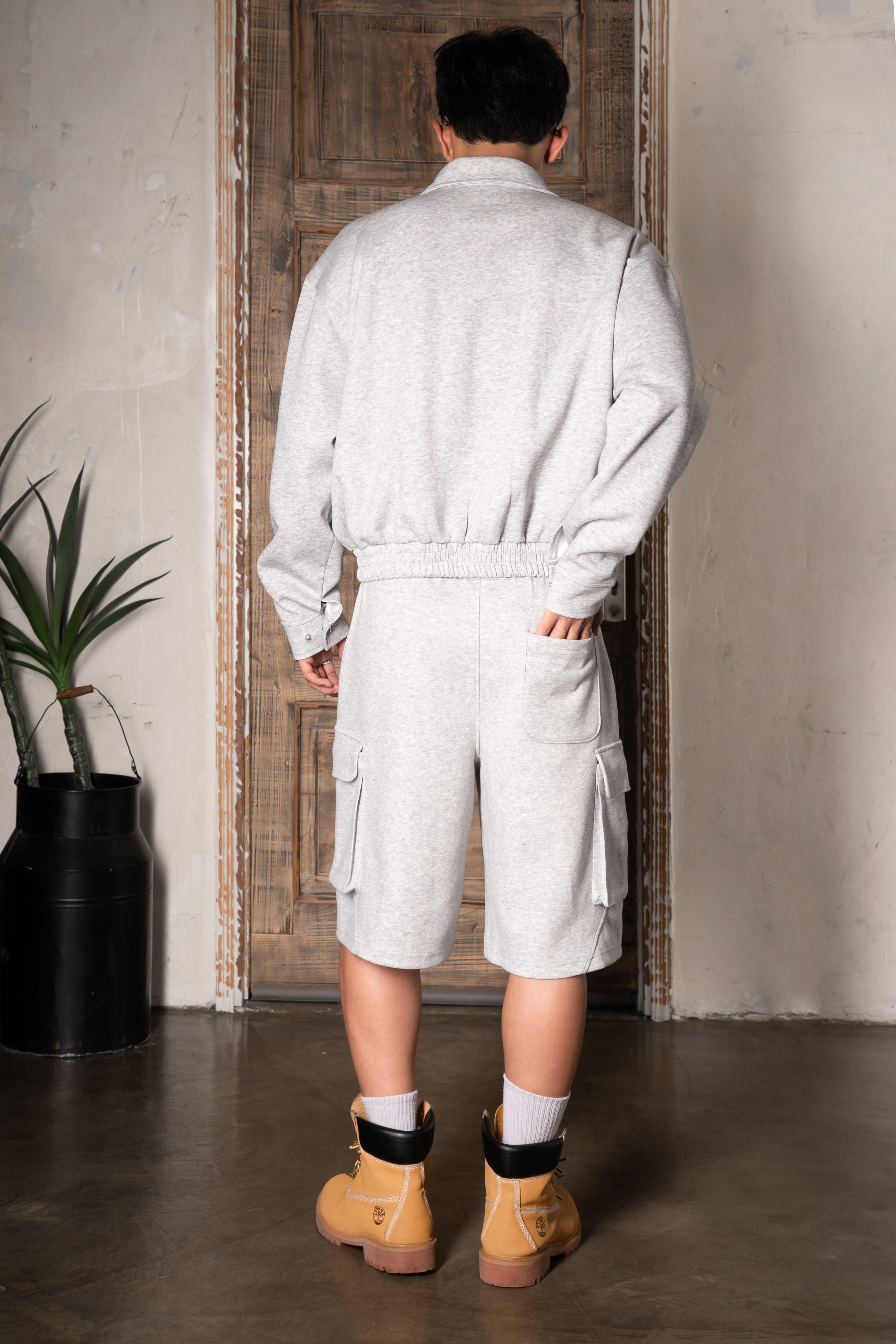 ( TẶNG QUẦN NGỦ  ) Set phối quần lửng FLEX + khoác VARM form boxy unisex nam nữ vô tư_thumbnail_3