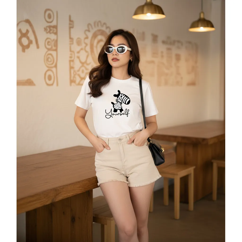 Áo thun Tết Bính Ngọ form vừa Miucho Chic vải co giãn 4 chiều thoáng mát in mix 3013_thumbnail_4