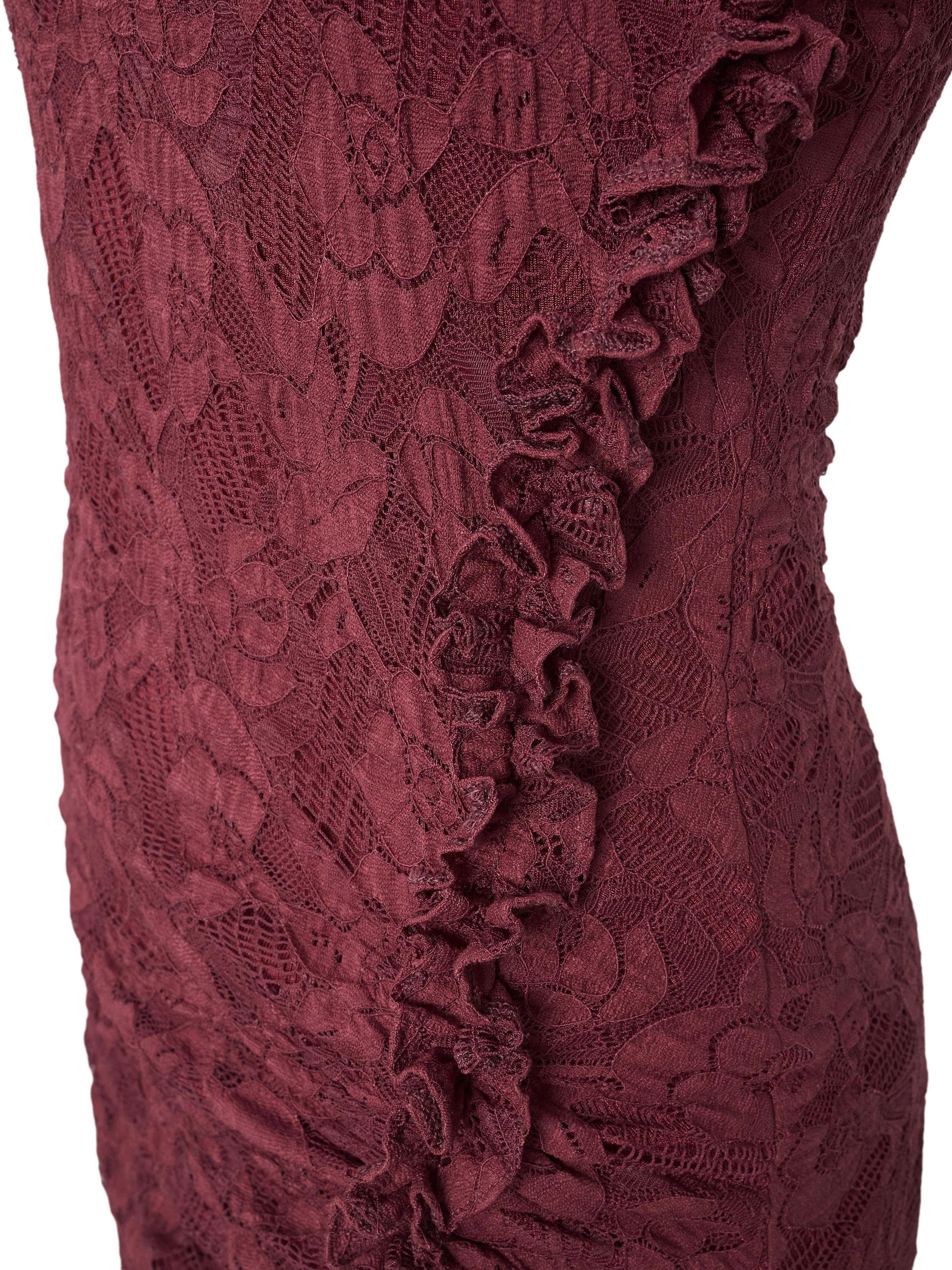 BIGSZE NỮ - Đầm ren nhún kiểu V-DA216_thumbnail_6