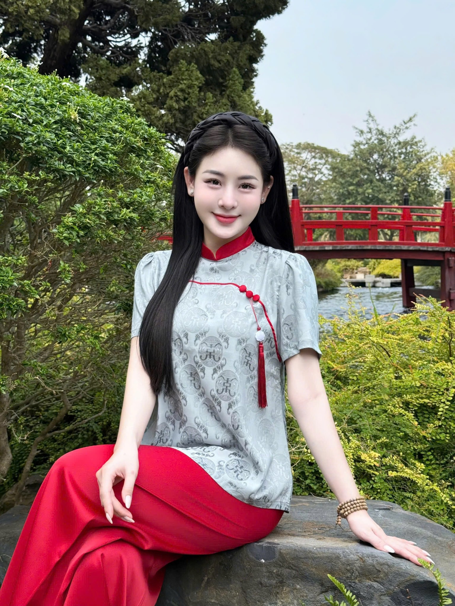 PP302 Pháp phục lễ chùa tay ngắn Tinh Nhi_thumbnail_2