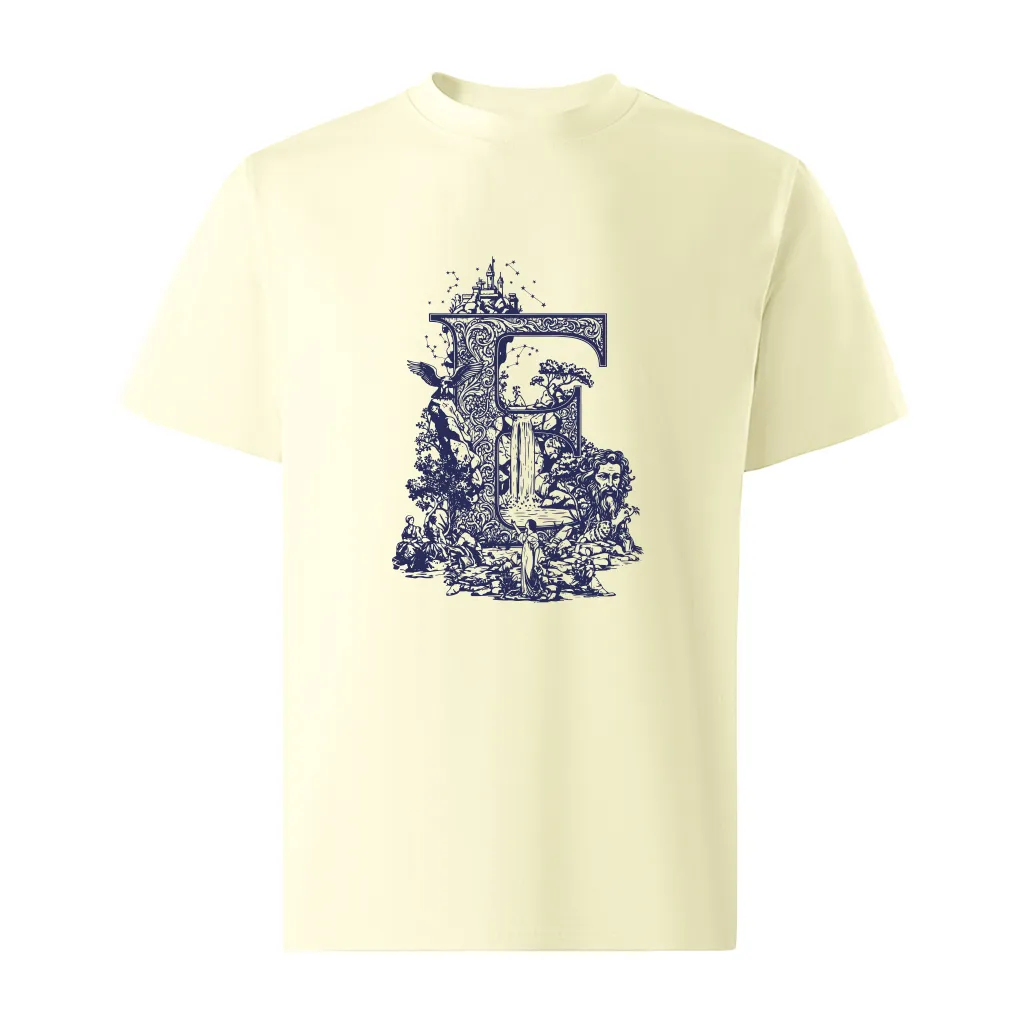 Áo thun nam form rộng Miucho Iconic cotton thoáng mát thấm hút tốt nhiều màu in chữ cái E 2750_thumbnail_10