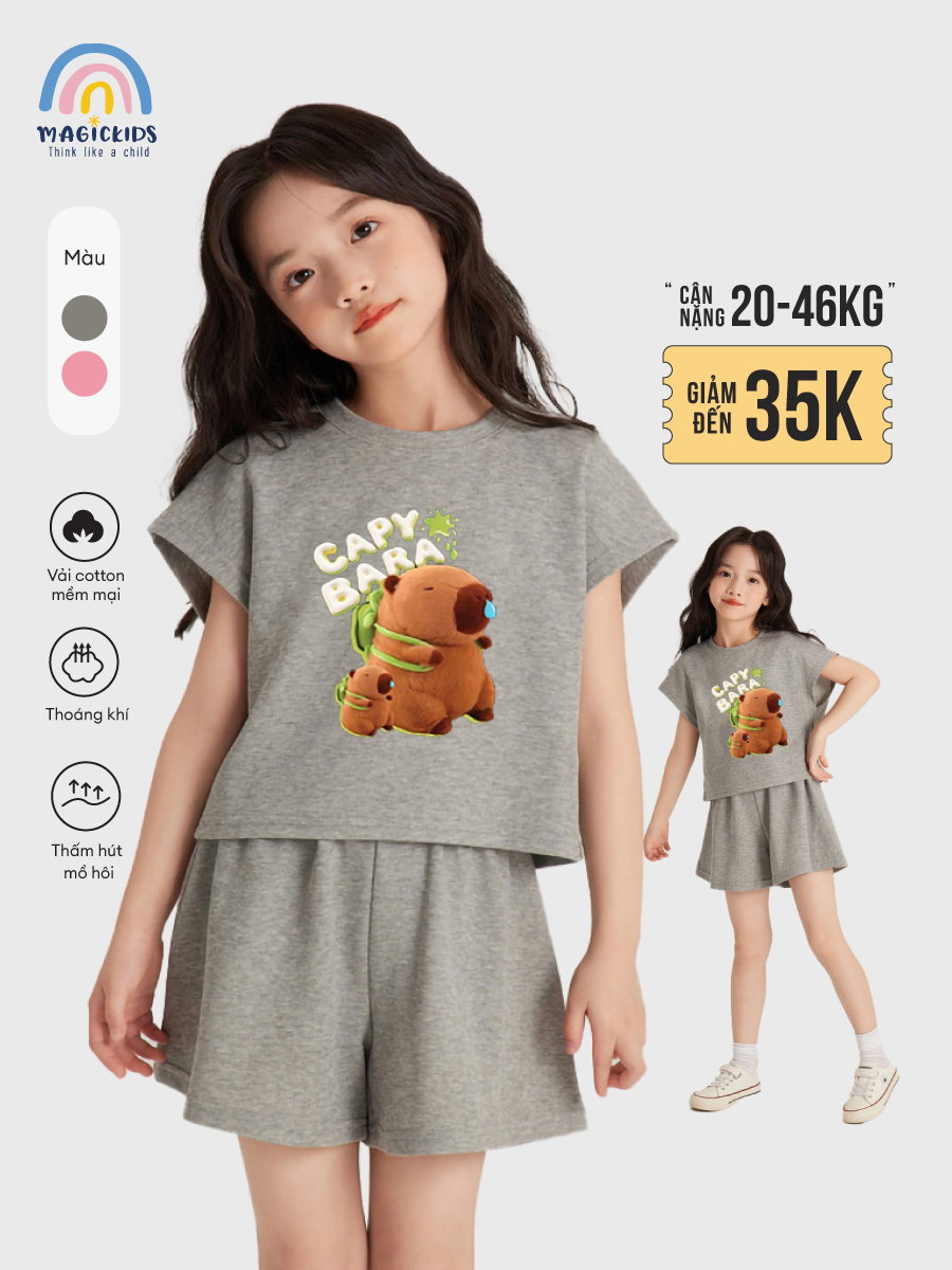 Bộ thun bé gái in Capybara BD25004_thumbnail_2