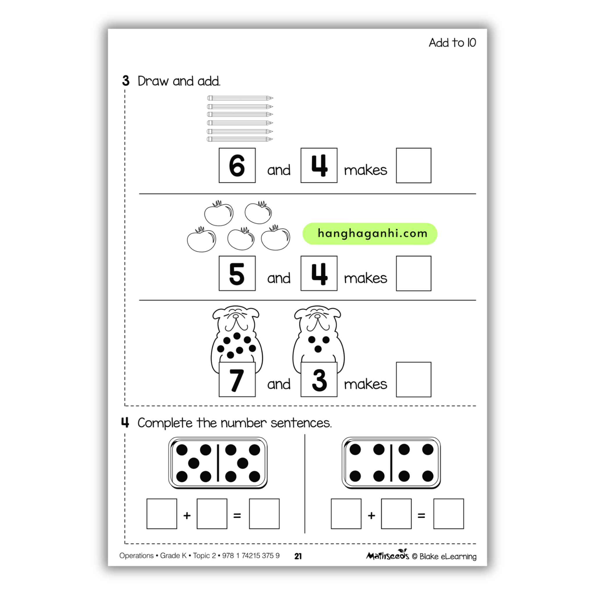 Reading Eggs Operations Grade K, Sách Toán học, tìm quy luật cho bé mầm non Tiếng Anh_thumbnail_1