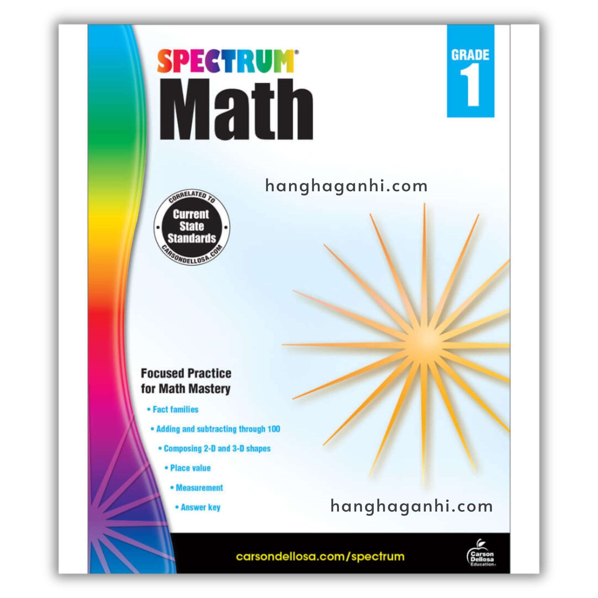 Spectrum Math Workbook Grade 1- Sách Toán Tiếng Anh cho bé lớp 1_thumbnail_0