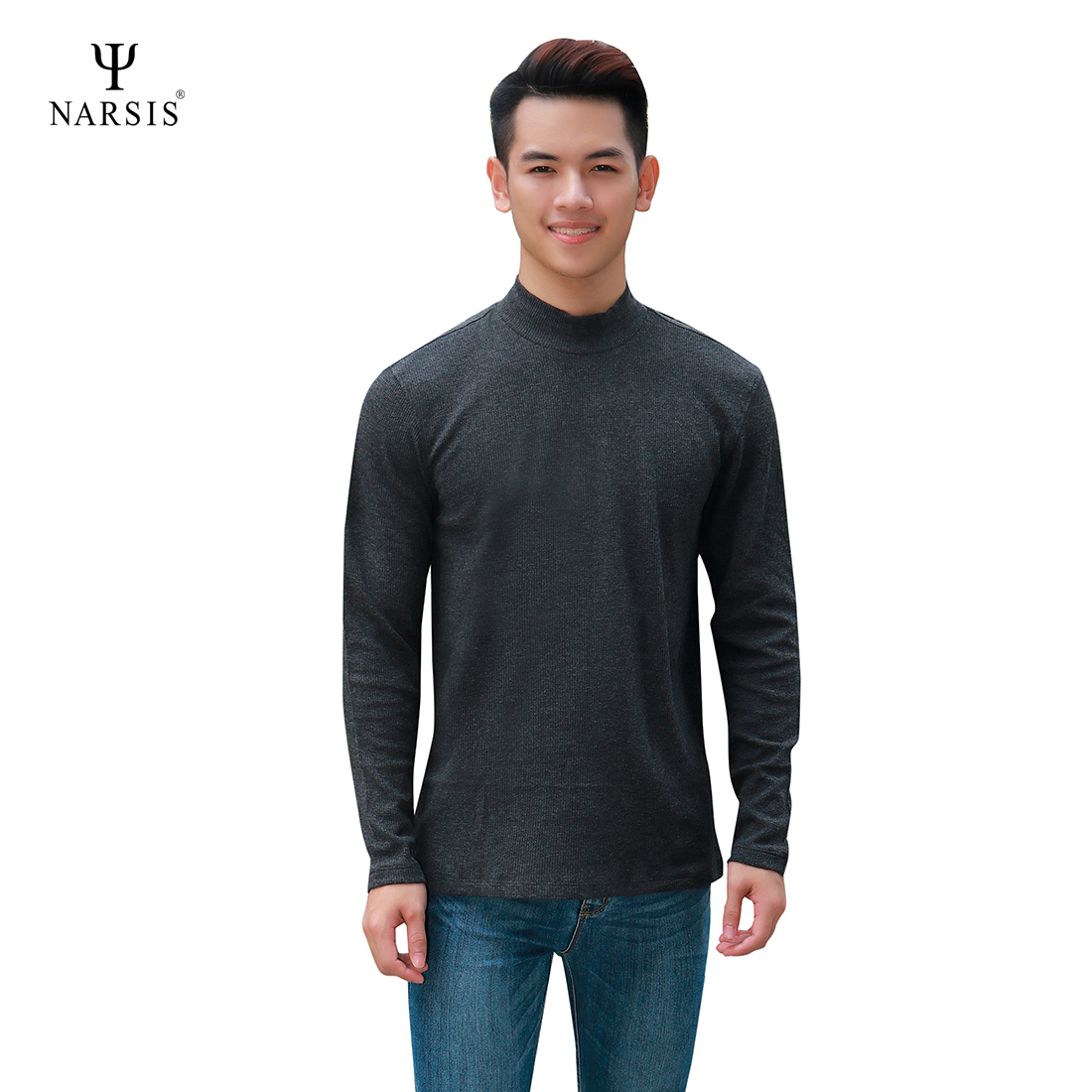 ÁO GIỮ NHIỆT NAM D7101 NARSIS PE NHẸ, THOÁNG KHÍ, THẤM MỒ HÔI, CHẤT LIỆU BỀN, CHỐNG NẮNG_thumbnail_2