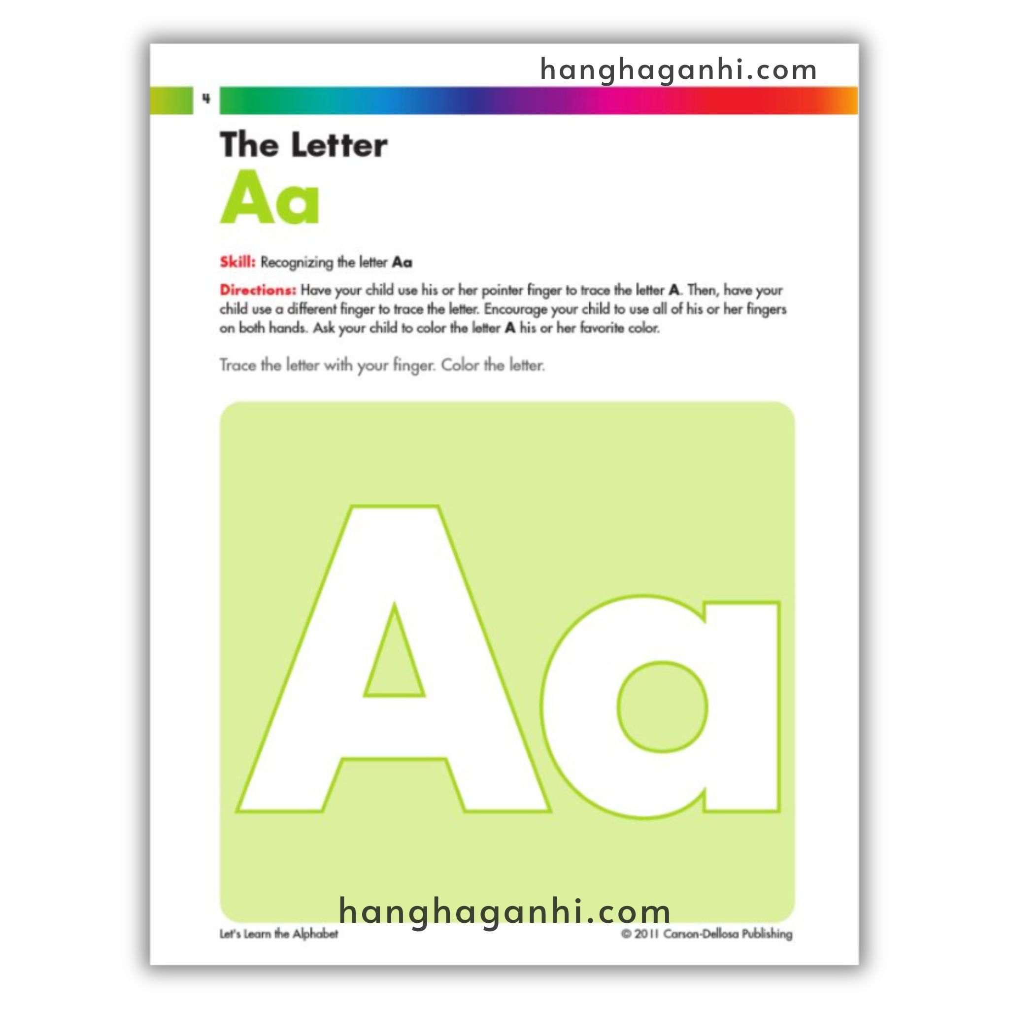 Spectrum 2+ Lets Learn the Alphabet for Early Years, sách Mỹ cho bé_thumbnail_7