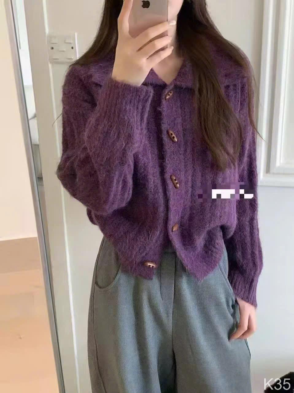 Áo len lông cúc sừng - K35_thumbnail_2