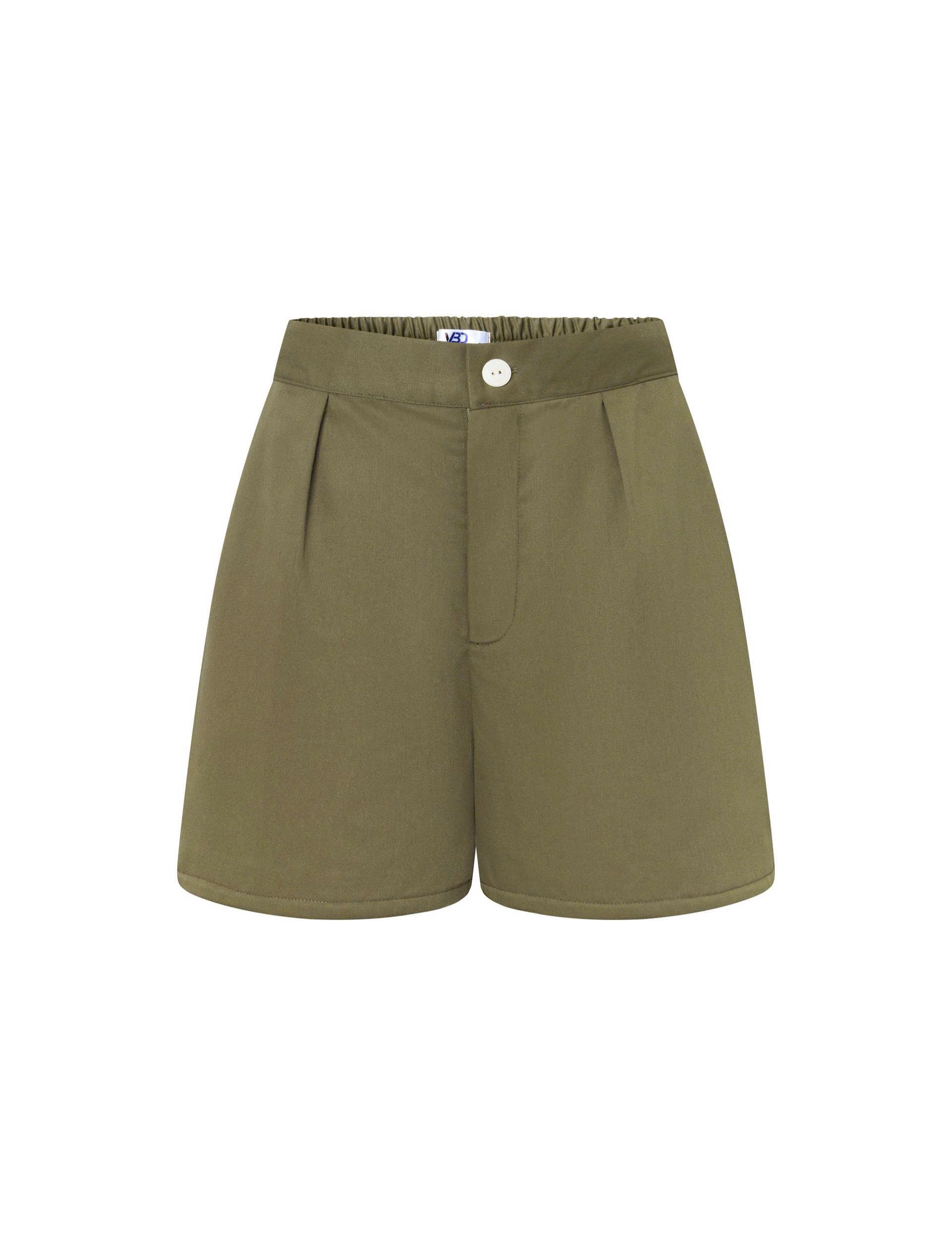 BIGSIZE - Quần short kaki lưng thun bigsize QS09 dành cho nàng béo_thumbnail_11