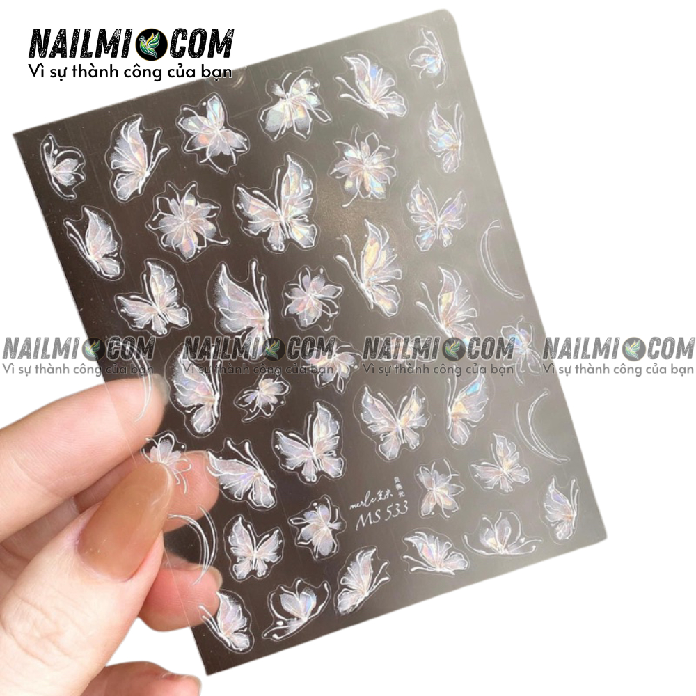 Sticker nails hình bướm MS533_thumbnail_1