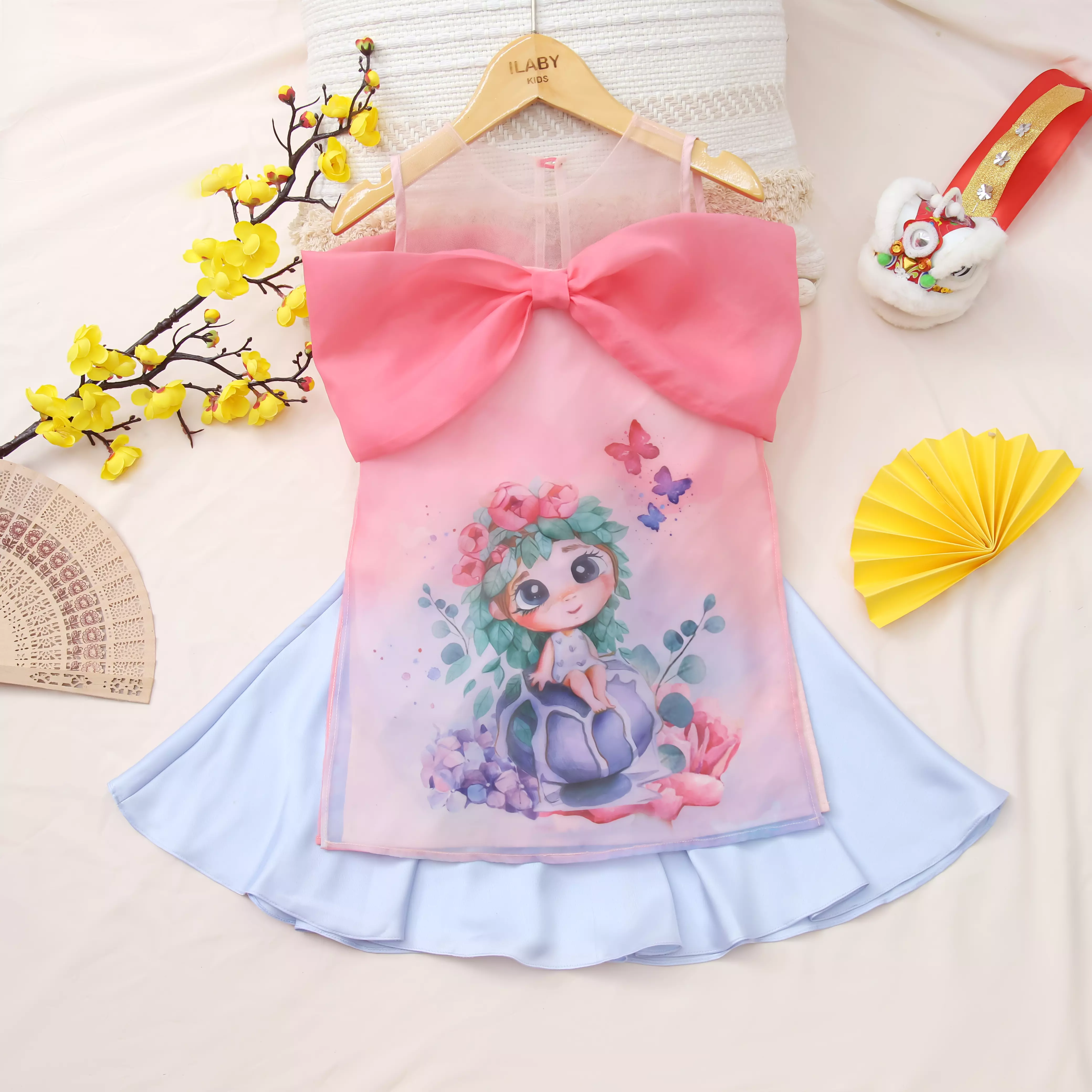 Áo dài phối nơ trước ngực_thumbnail_4