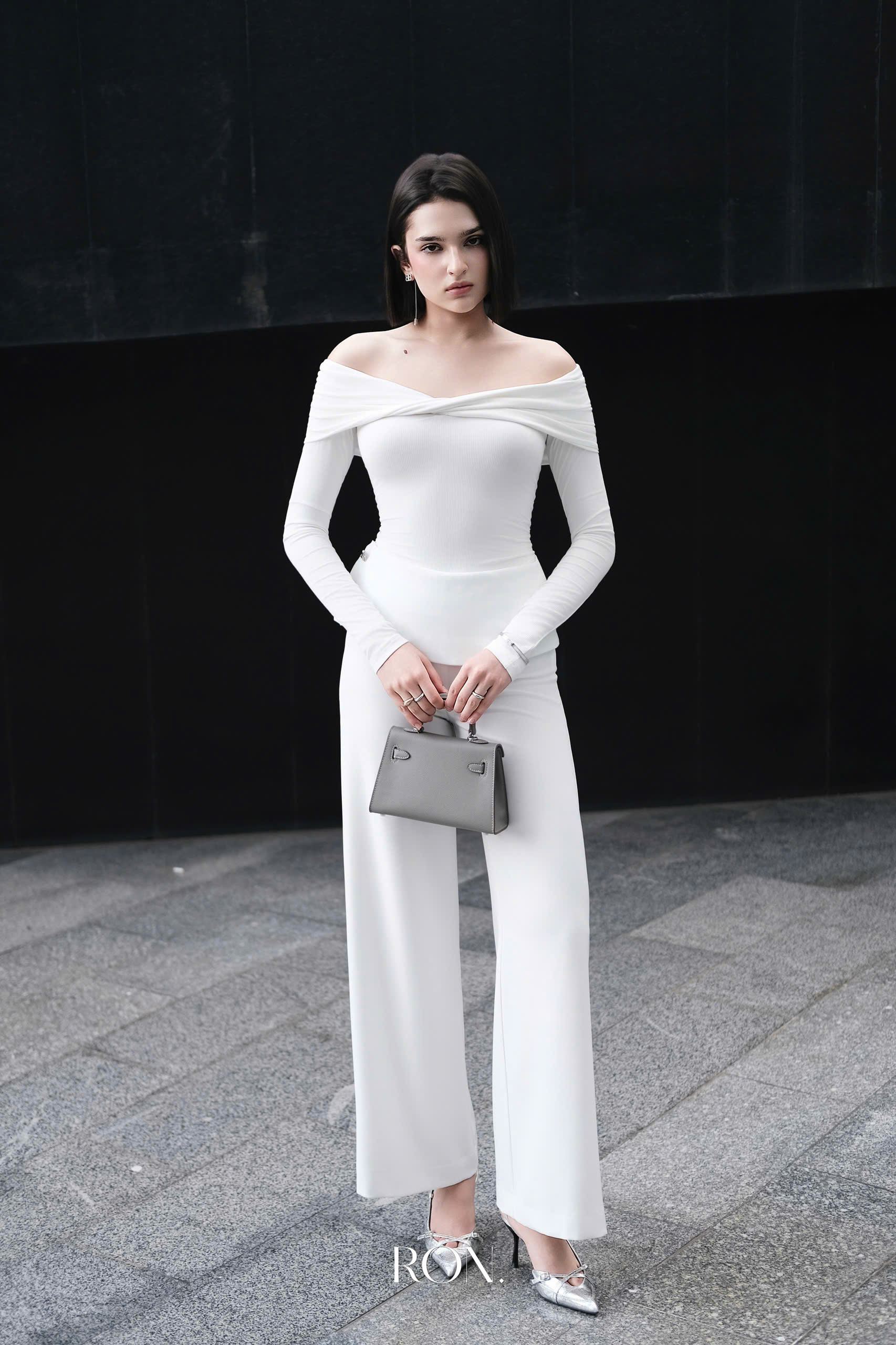 Quần dài cúc sườn