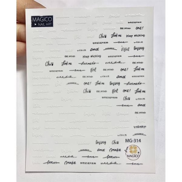 Sticker chữ - MG 314