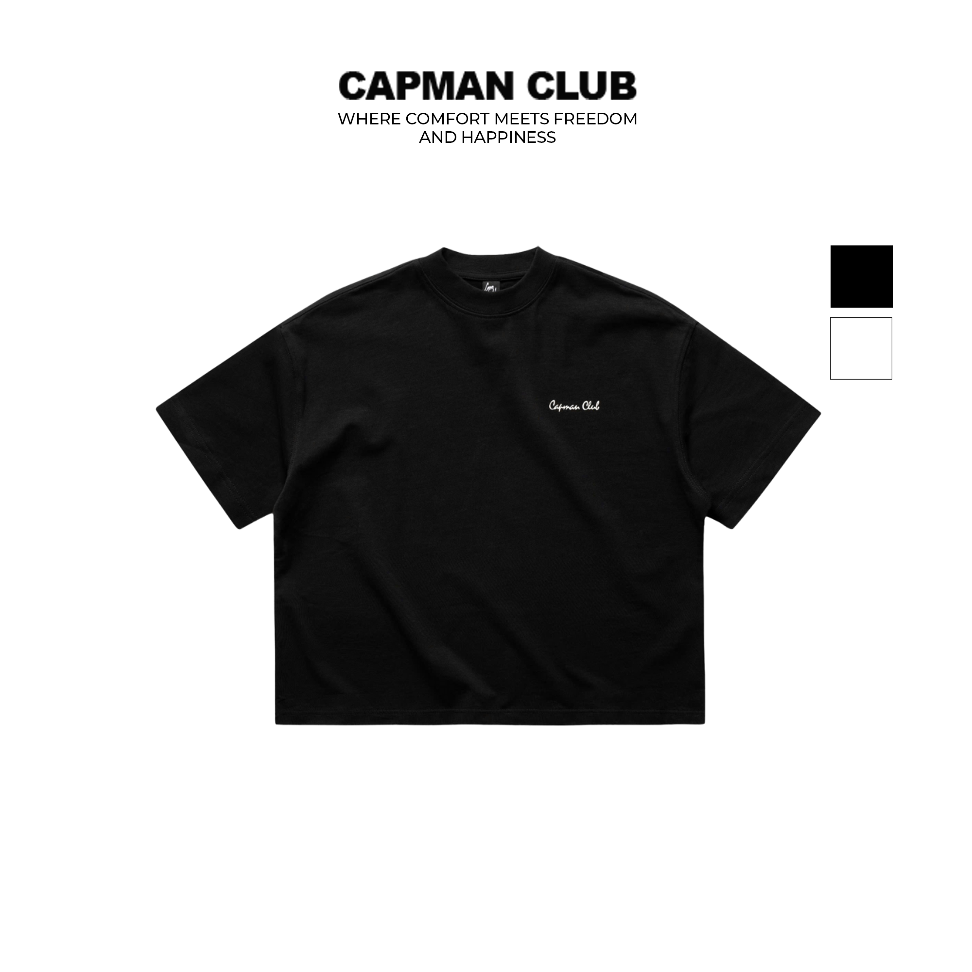 Áo boxy crop HYRO unisex chất liệu cotton interlock dành cho nam và nữ 