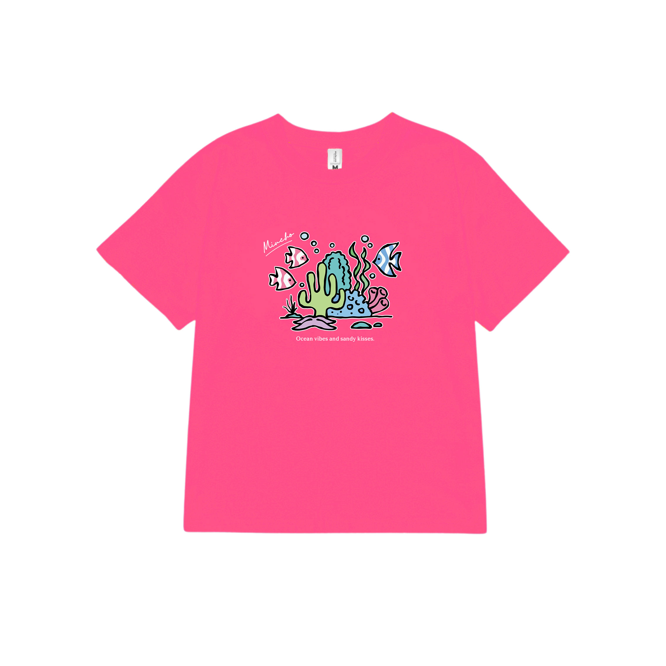 Áo thun baby tee form ôm xinh xắn mùa hè ABD1023 Miucho tay ngắn Cổ tròn hotrend in mix_thumbnail_15