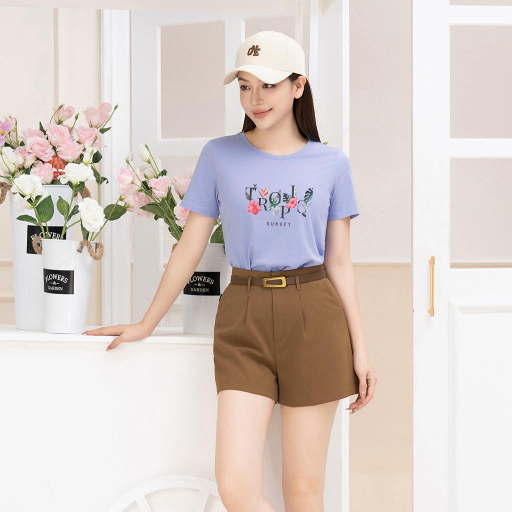 [Form Vừa] Áo phông nữ LOZA hình TROPIC dáng suông vừa chất thun cotton 4 chiều - VT7379_thumbnail_4