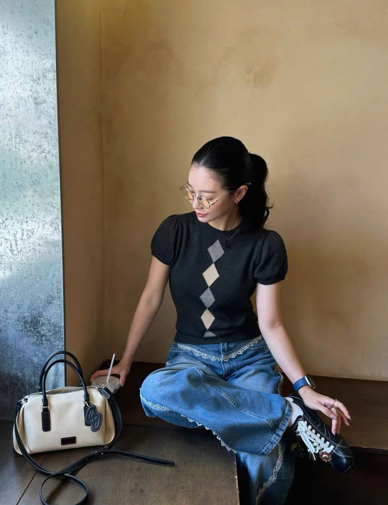 Áo len cổ tròn ( NÂU RÊU )_thumbnail_2