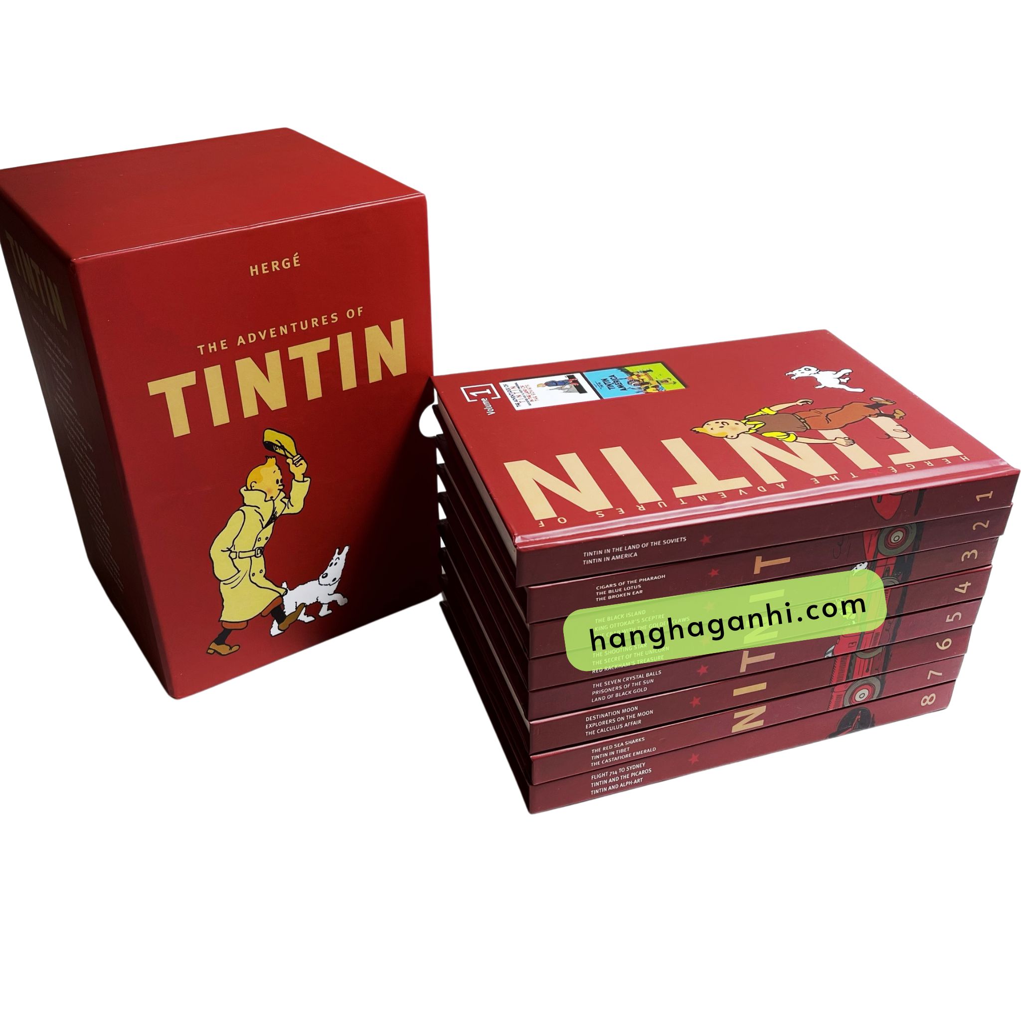 Bộ truyện The Adventures of Tintin – 8 cuốn [Sách nhập khẩu]_thumbnail_1