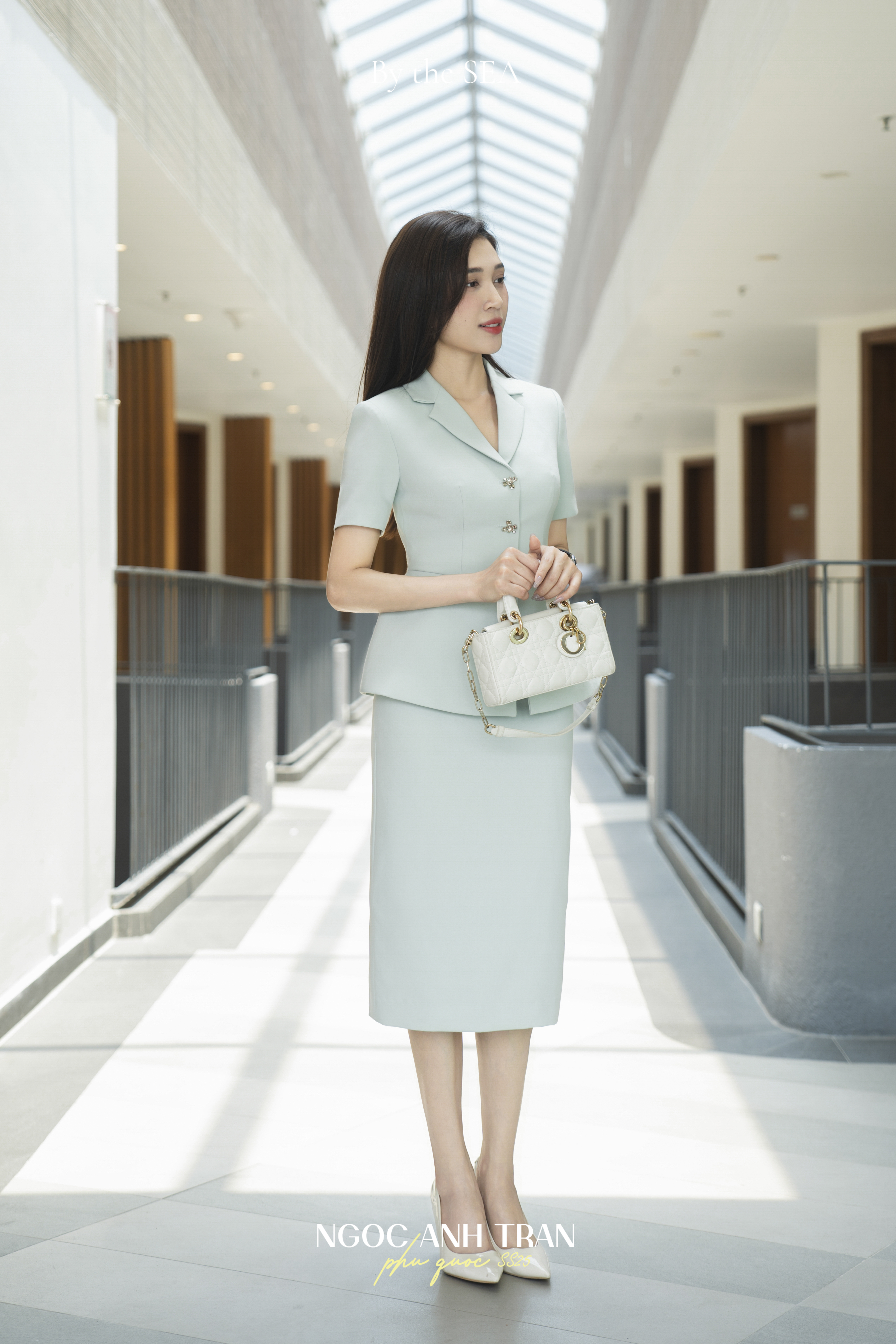 V039 Set BÌNH AN - Áo vest và chân váy xanh mint_thumbnail_3