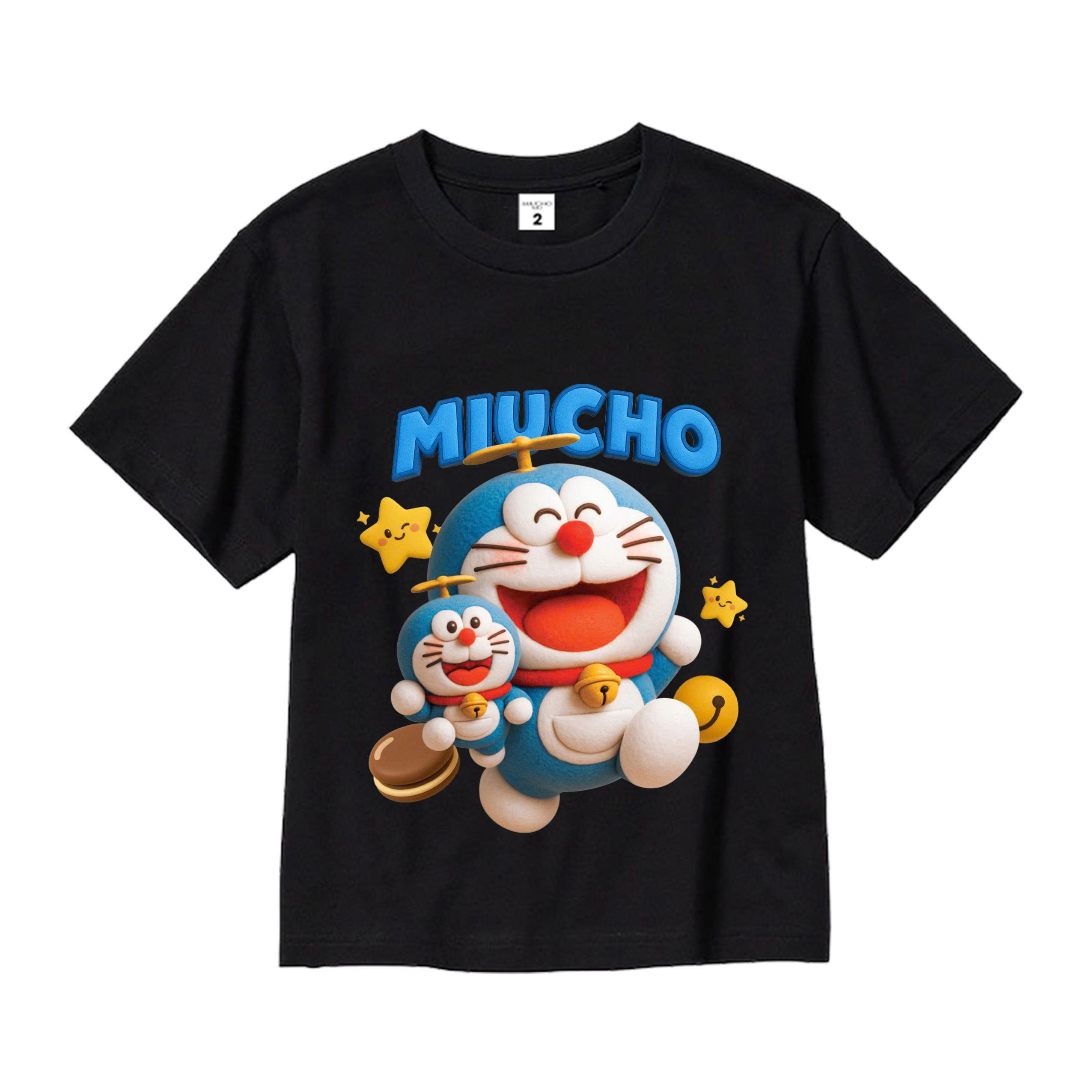 Áo thun cho bé form ôm dáng ngắn cổ tròn AED2324 Miucho Kid vải cotton thoáng mát in artwork_thumbnail_8