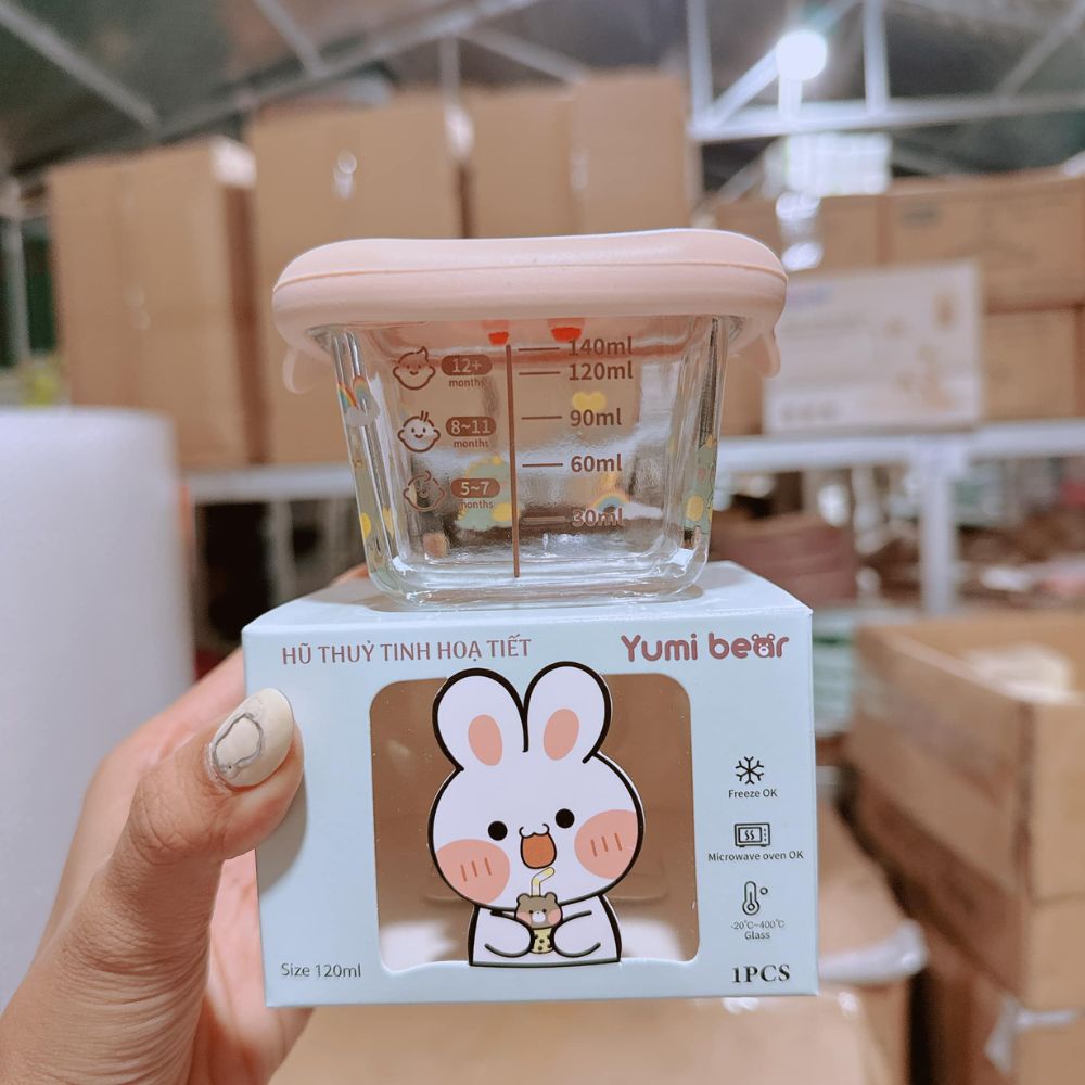Hũ lock Thủy Tinh rời Yumi bear_thumbnail_5