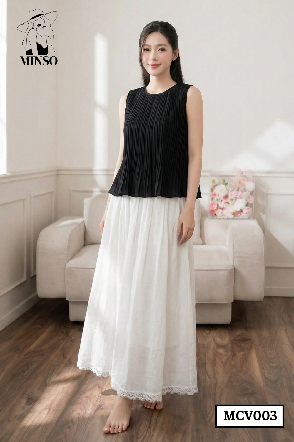 Chân váy trắng dáng dài suông - MCV003_thumbnail_2