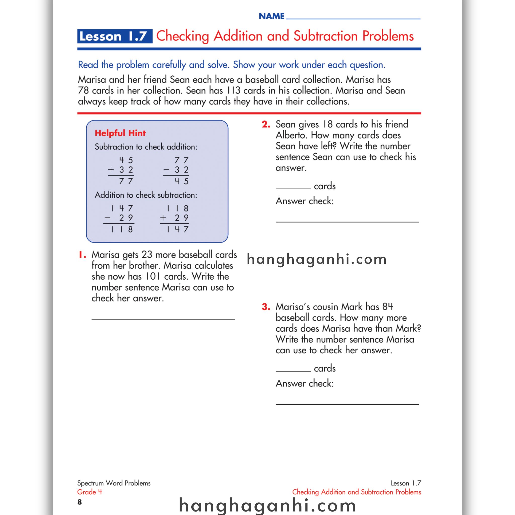 Sách Spectrum Word Problems Workbook Grade 4_thumbnail_9