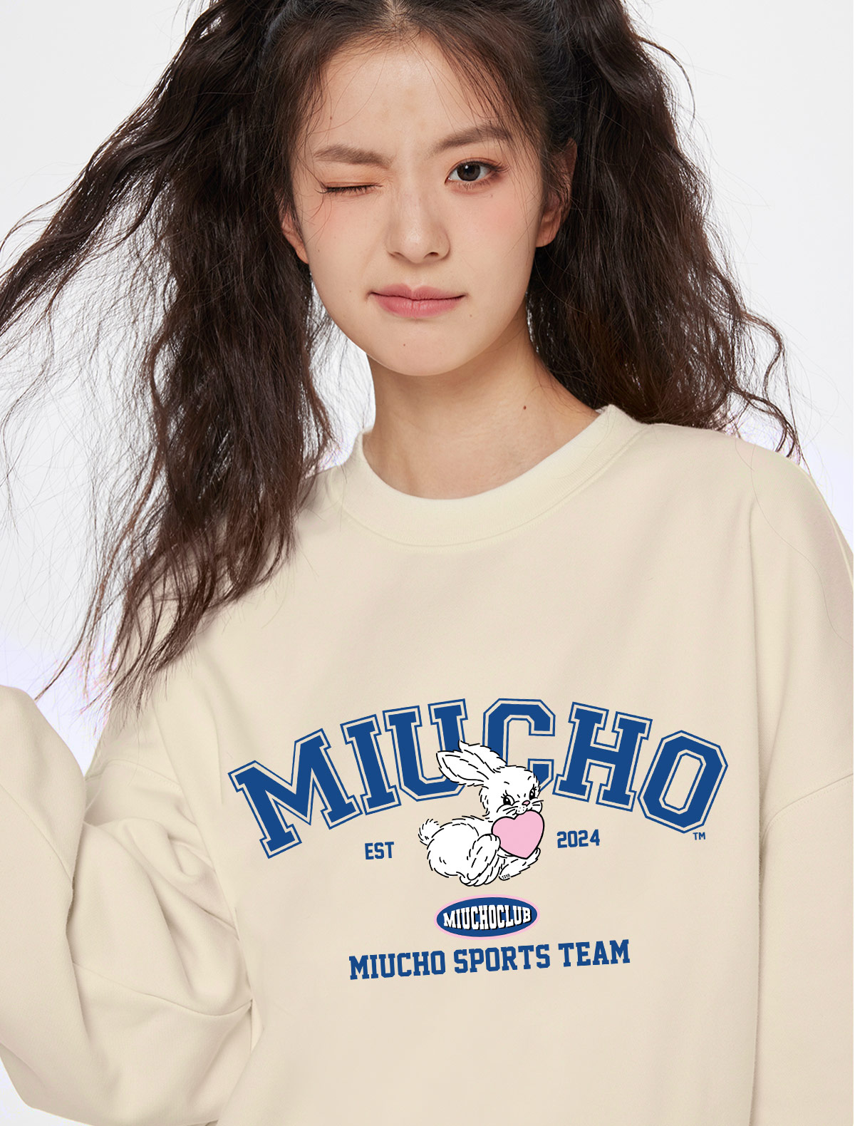 Áo sweater unisex local brand STD1318 Miucho nỉ chân cua dày dặn in mix_thumbnail_2