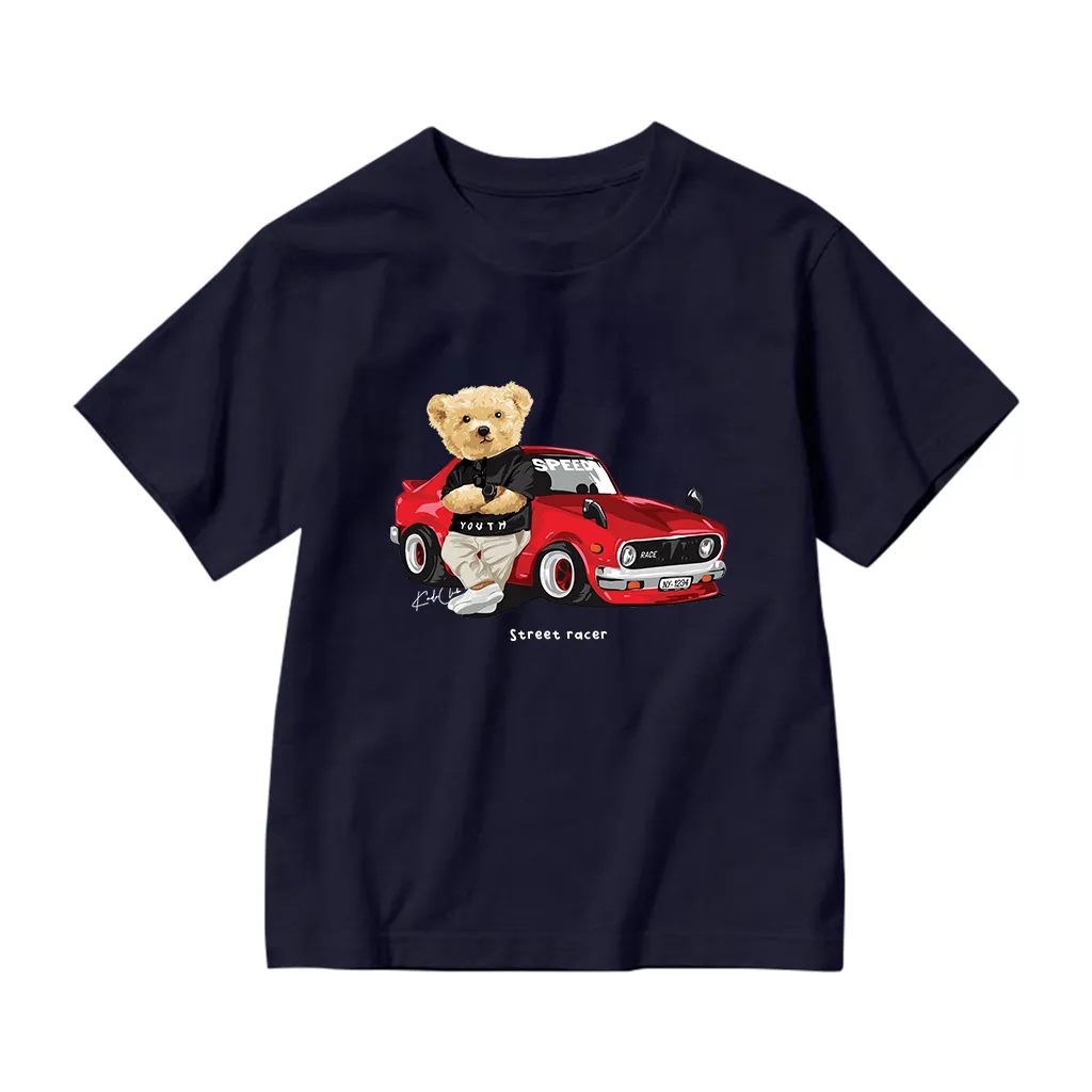 Áo thun kid form rộng bé trai Kado vải cotton thoáng mát thấm hút tốt cho bé Gấu Teddy 2916_thumbnail_13