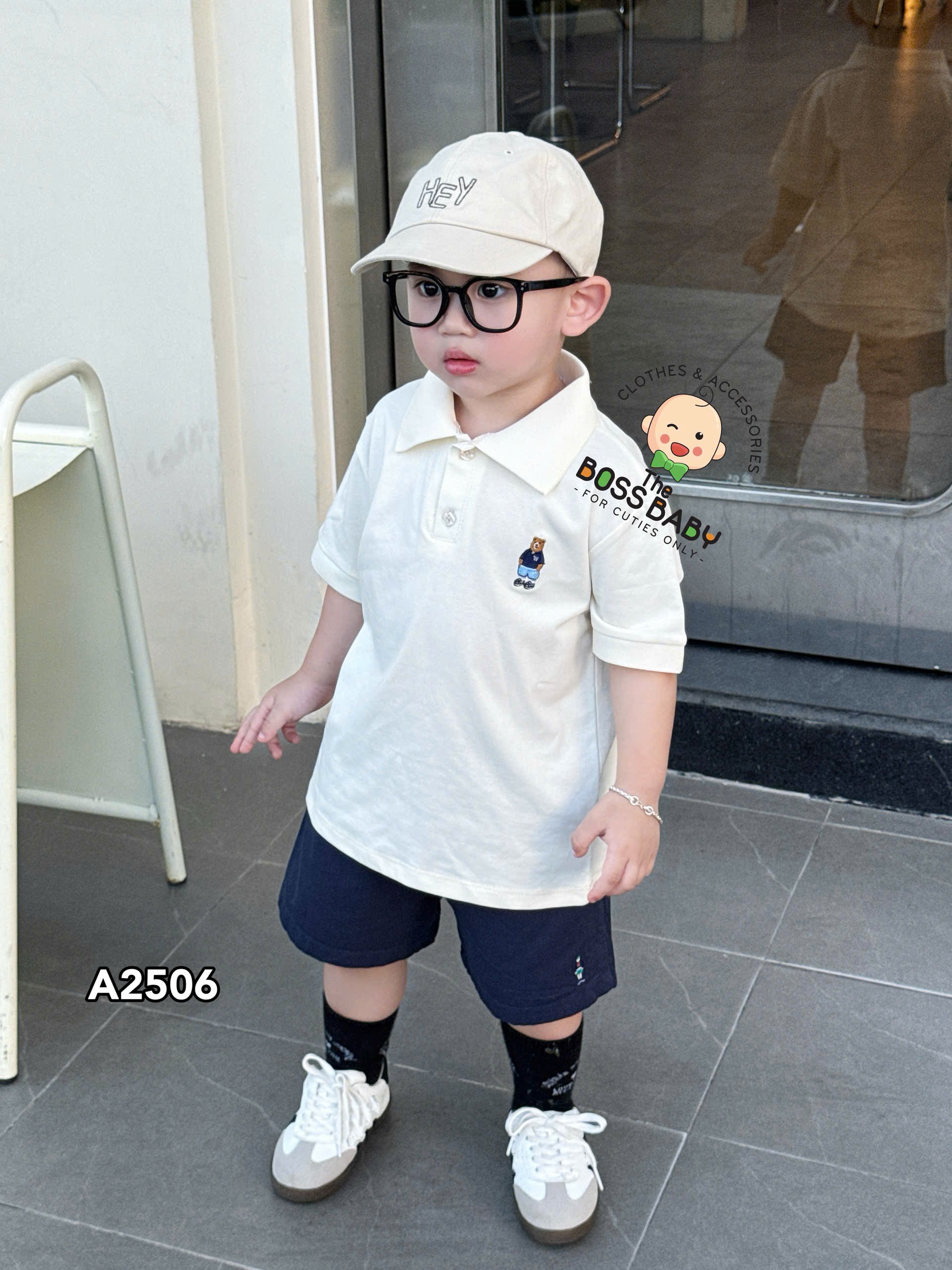 Áo polo cotton trơn gấu LA_thumbnail_2