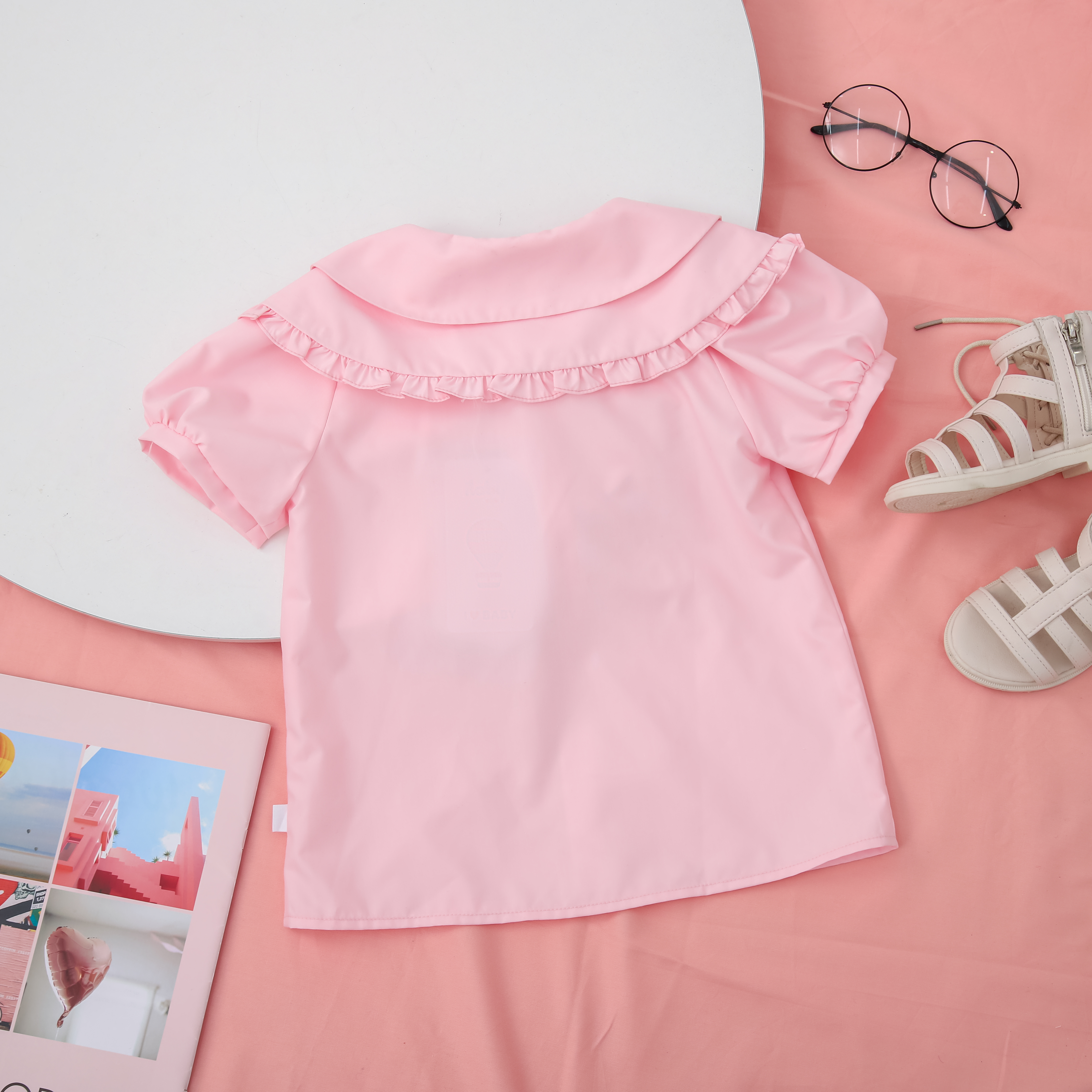 Áo đi học cổ 2 lớp tay bồng_thumbnail_2