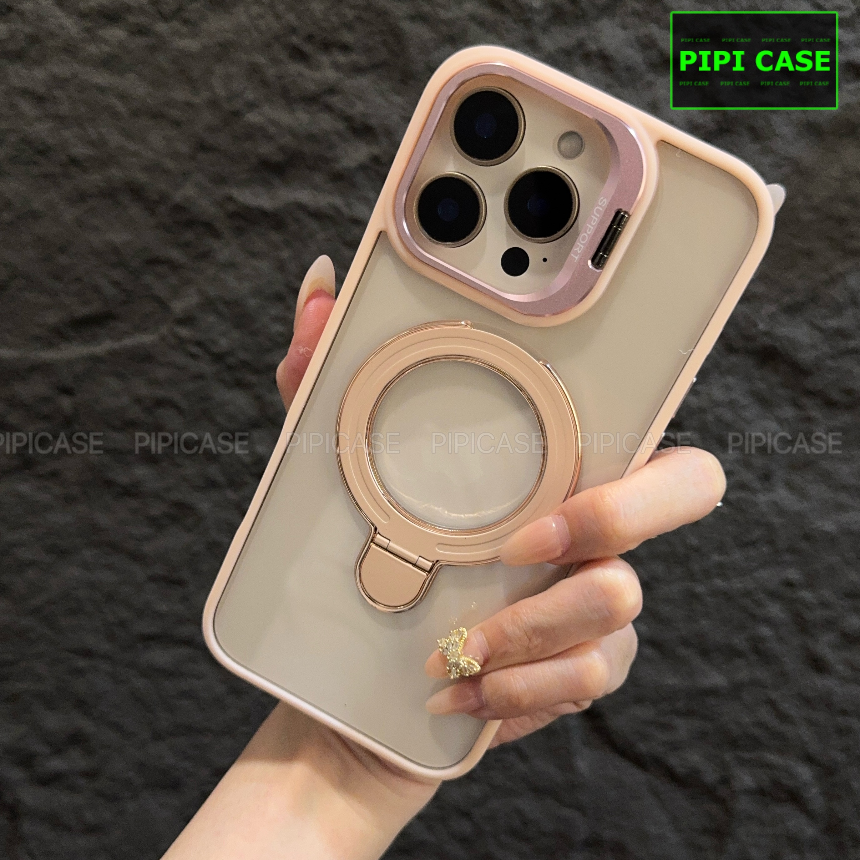 Ốp Lưng iPhone 12 Pro Max - Super Gone - Hồng