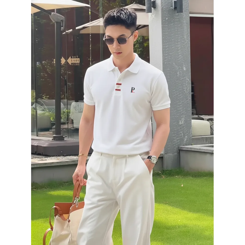 Áo polo nam form vừa basic Polux vải cá sấu thoáng mát 3386_thumbnail_2