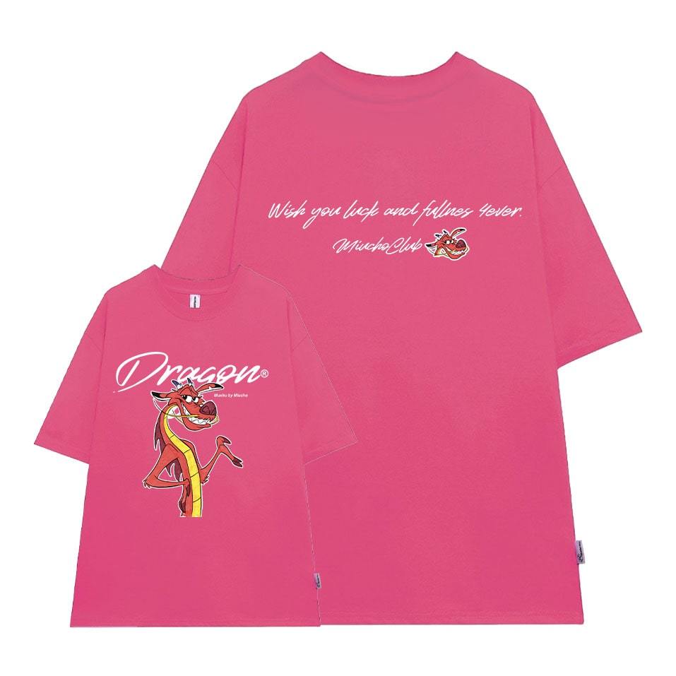 Áo thun Tết 2024 hình rồng form rộng local brand ATD845 Miucho tay ngắn vải cotton cổ tròn in graphic_thumbnail_11