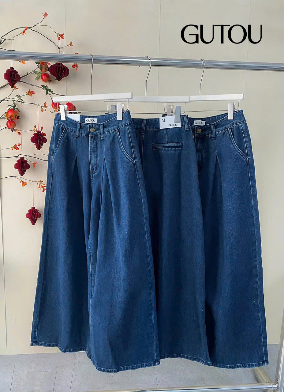 [ GUTOU ] Quần Jean Suông Melly Classic_thumbnail_3