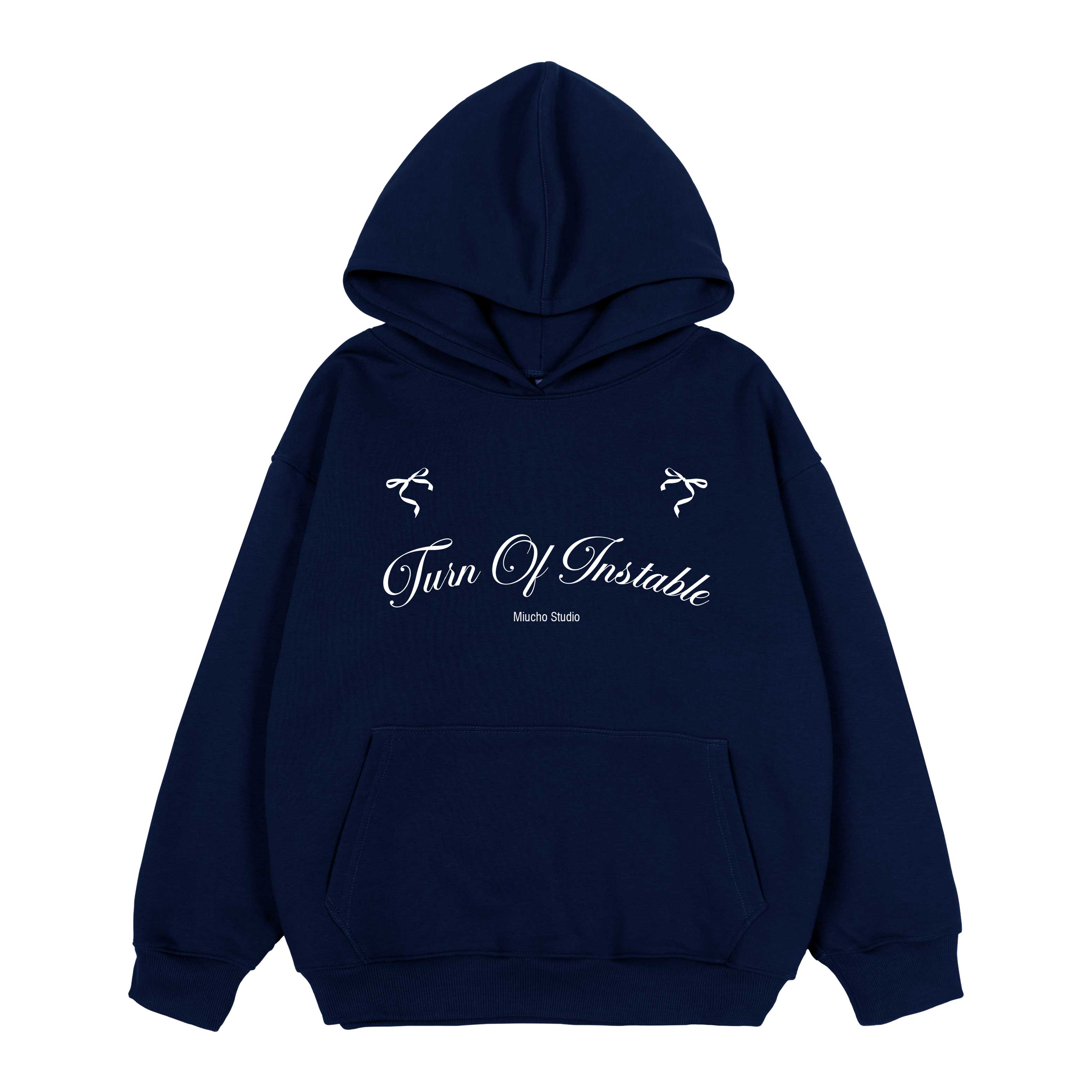 Áo hoodie nữ form rộng local brand HDD1621 Miucho vải nỉ chân cua dày dặn mũ tròn in typography_thumbnail_11
