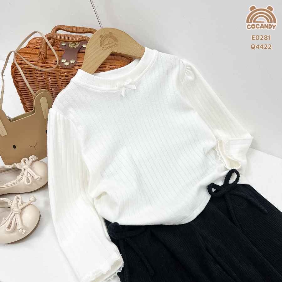 Quần dài nhung ĐEN gấu bèo túi nơ_thumbnail_4