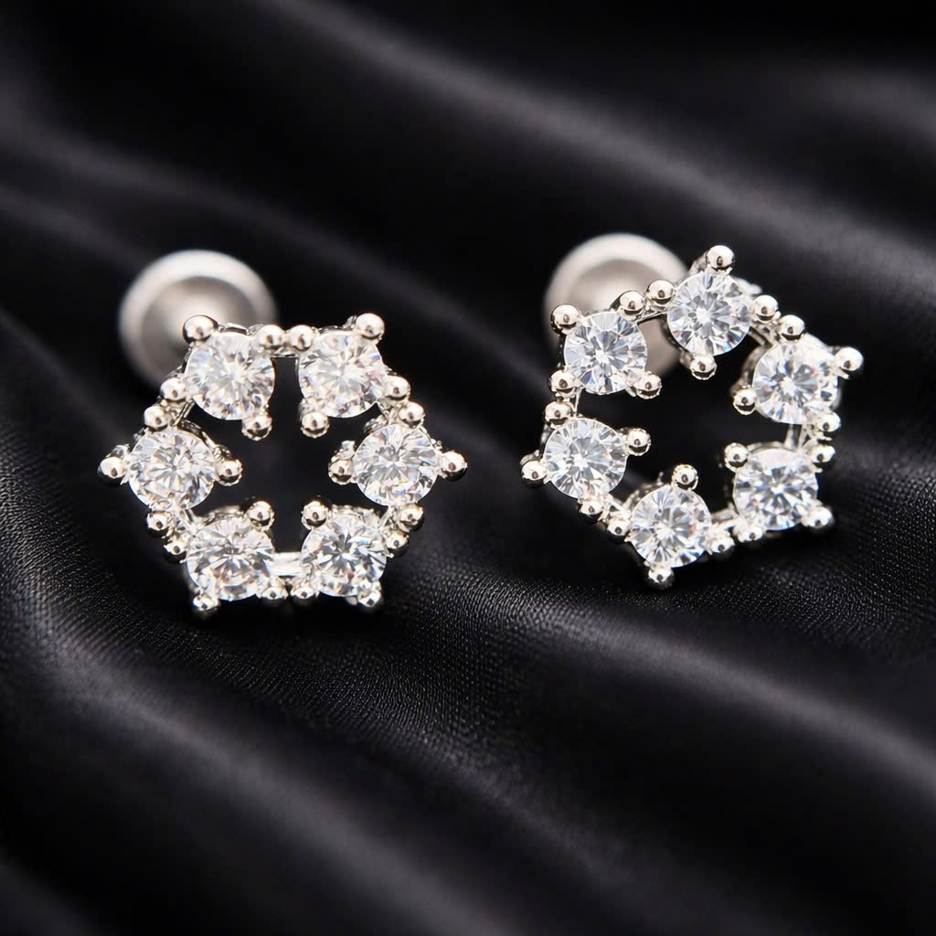 Khuyên kiểu hoa tuyết 5 đá trắng dẹt_thumbnail_3